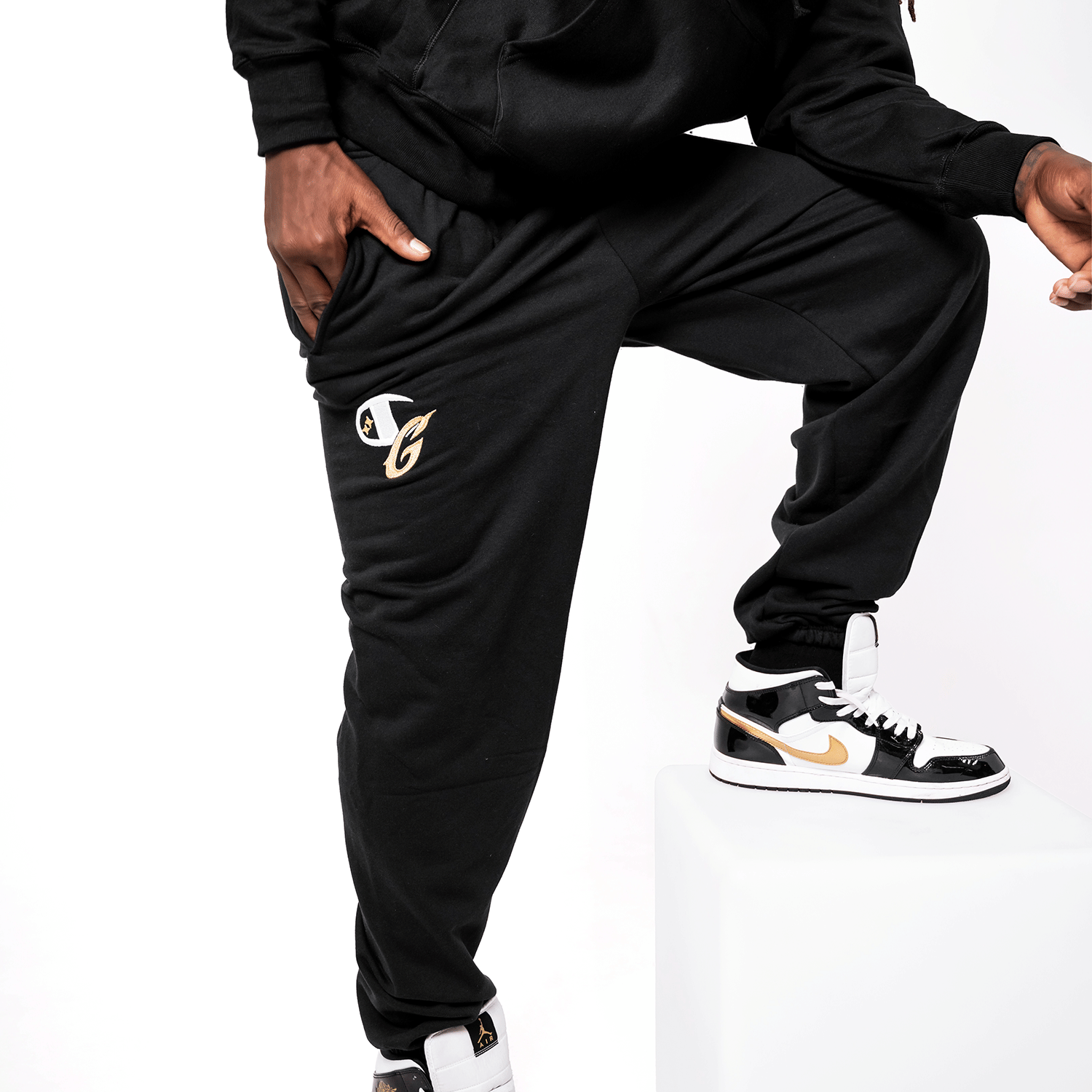 GLD Men GLD x Champion Powerblend® Fleece Joggers