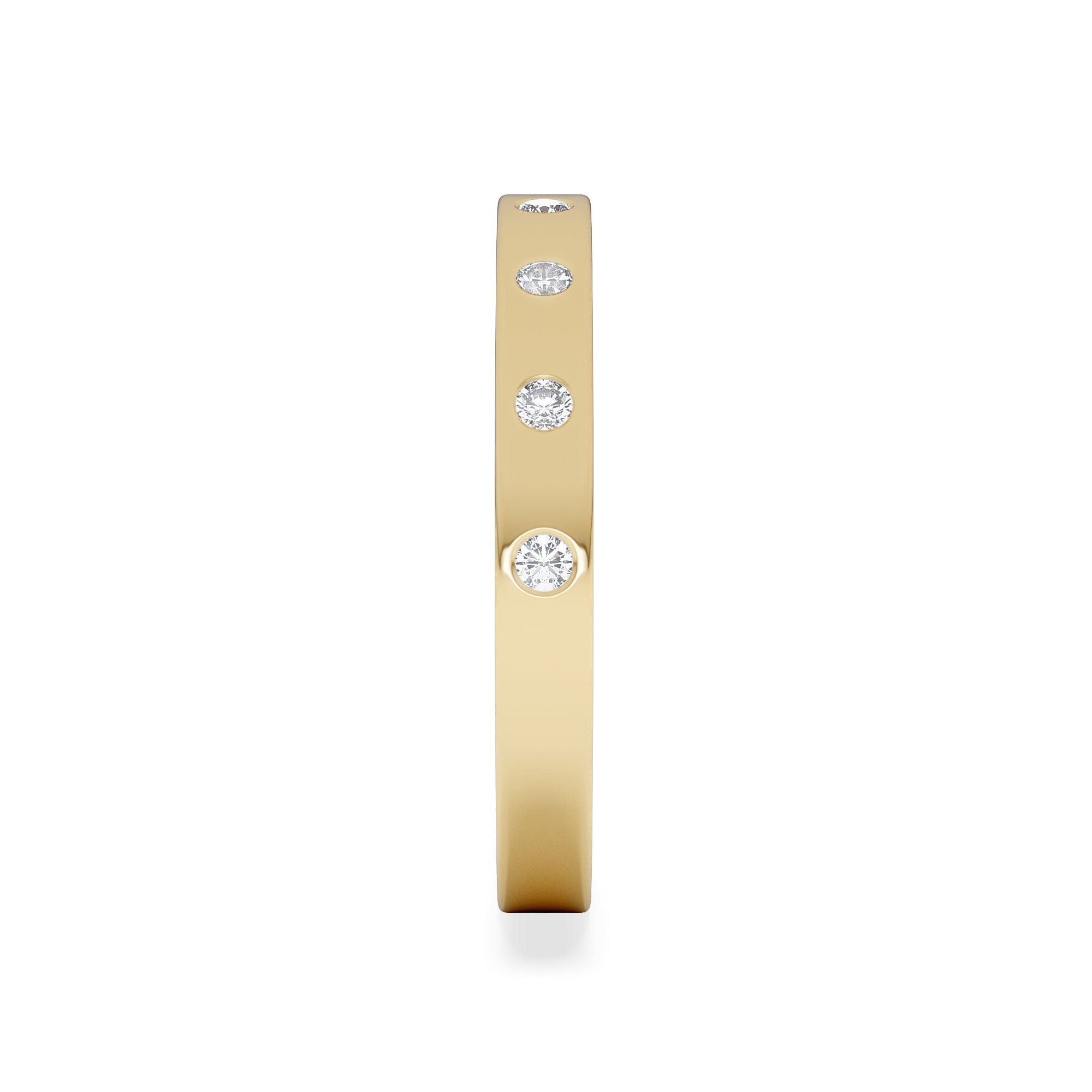 Diamond Élan 0.09ct Lab Diamond Ring in 18K Gold Vermeil