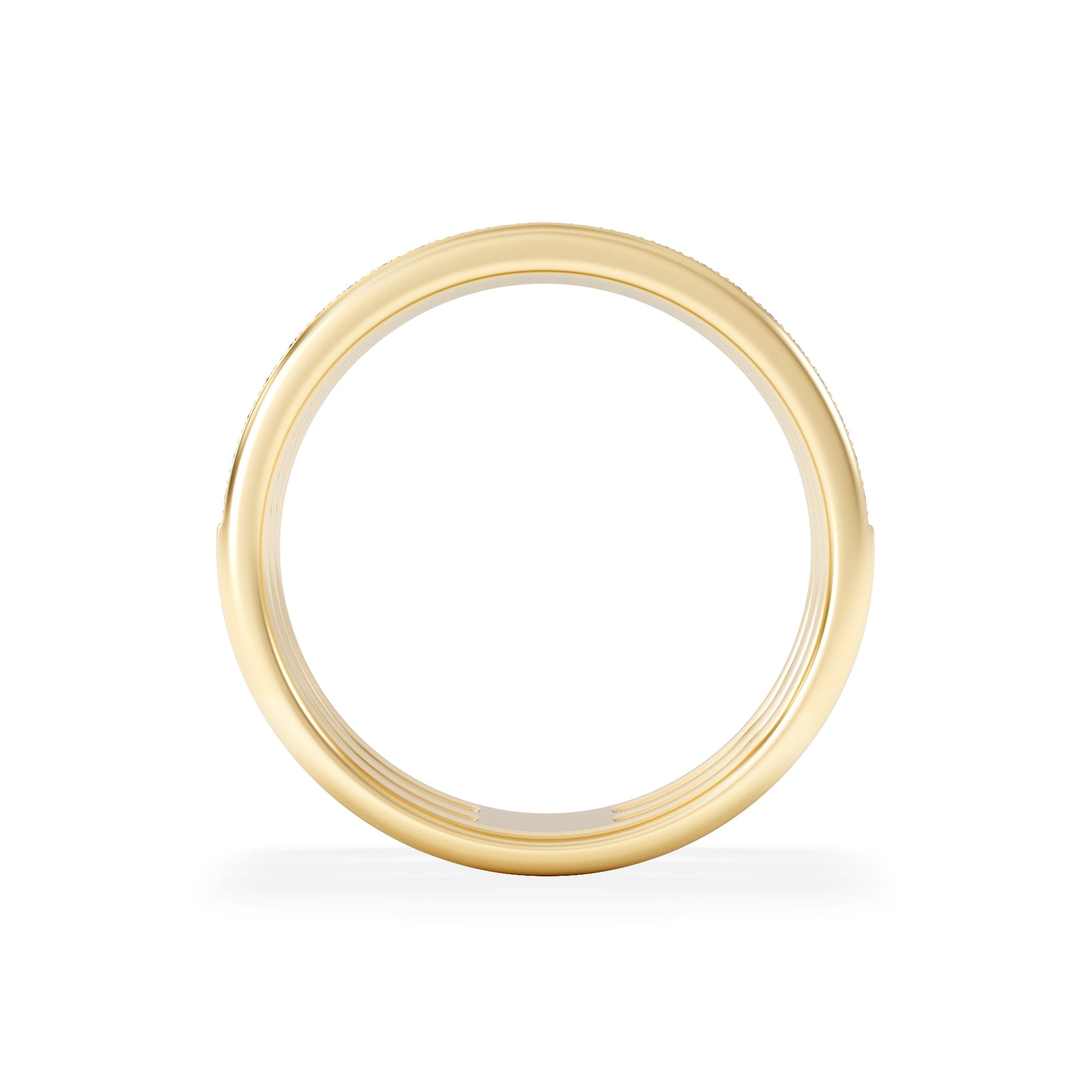 Diamond Trinity Curve 0.20ct Lab Diamond Stacking Ring in 18K Gold Vermeil