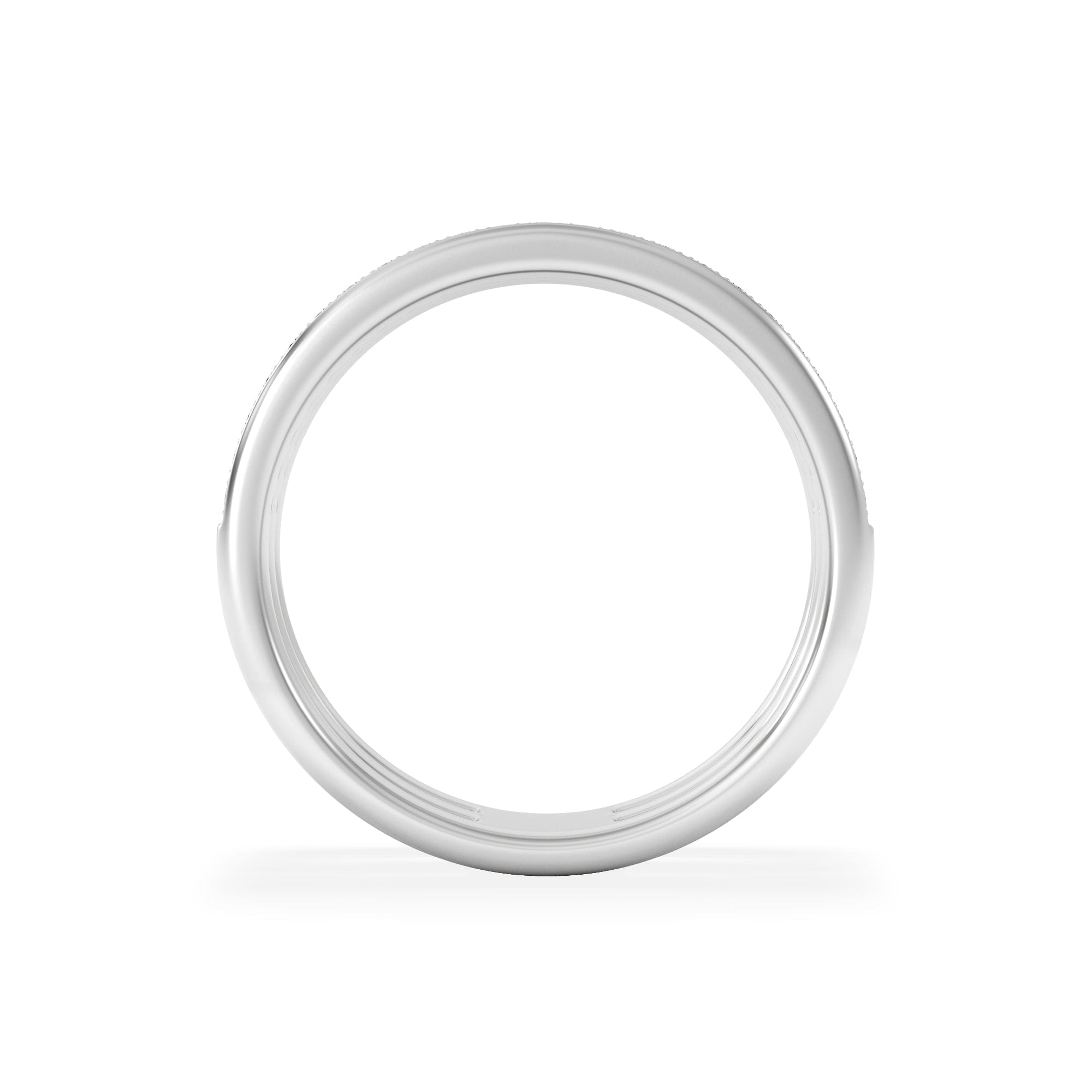 Diamond Trinity Curve 0.20ct Lab Diamond Stacking Ring in Sterling Silver