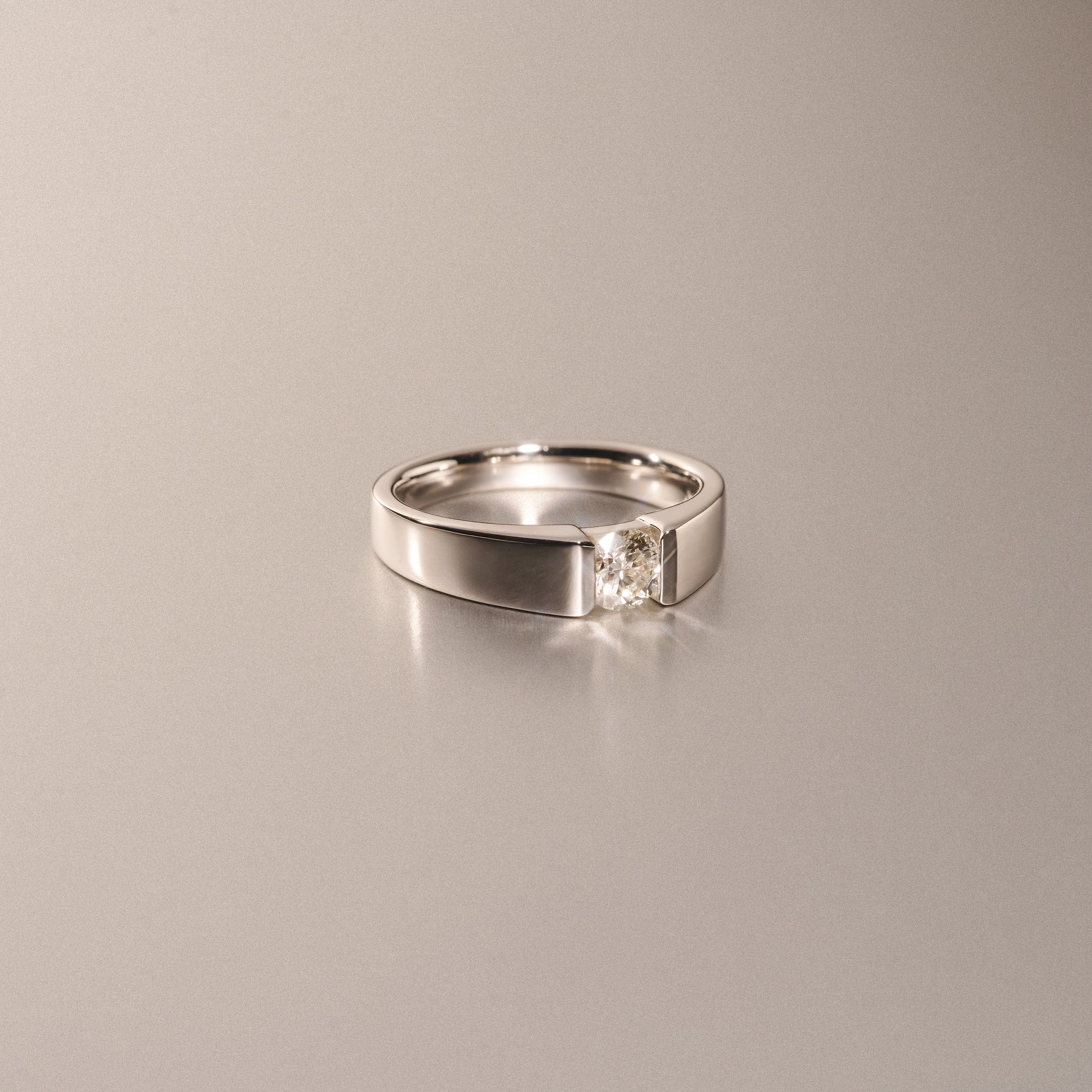Solitaire Jessica 0.50ct Round Cut Lab Diamond Solitaire Engagement Ring in Sterling Silver
