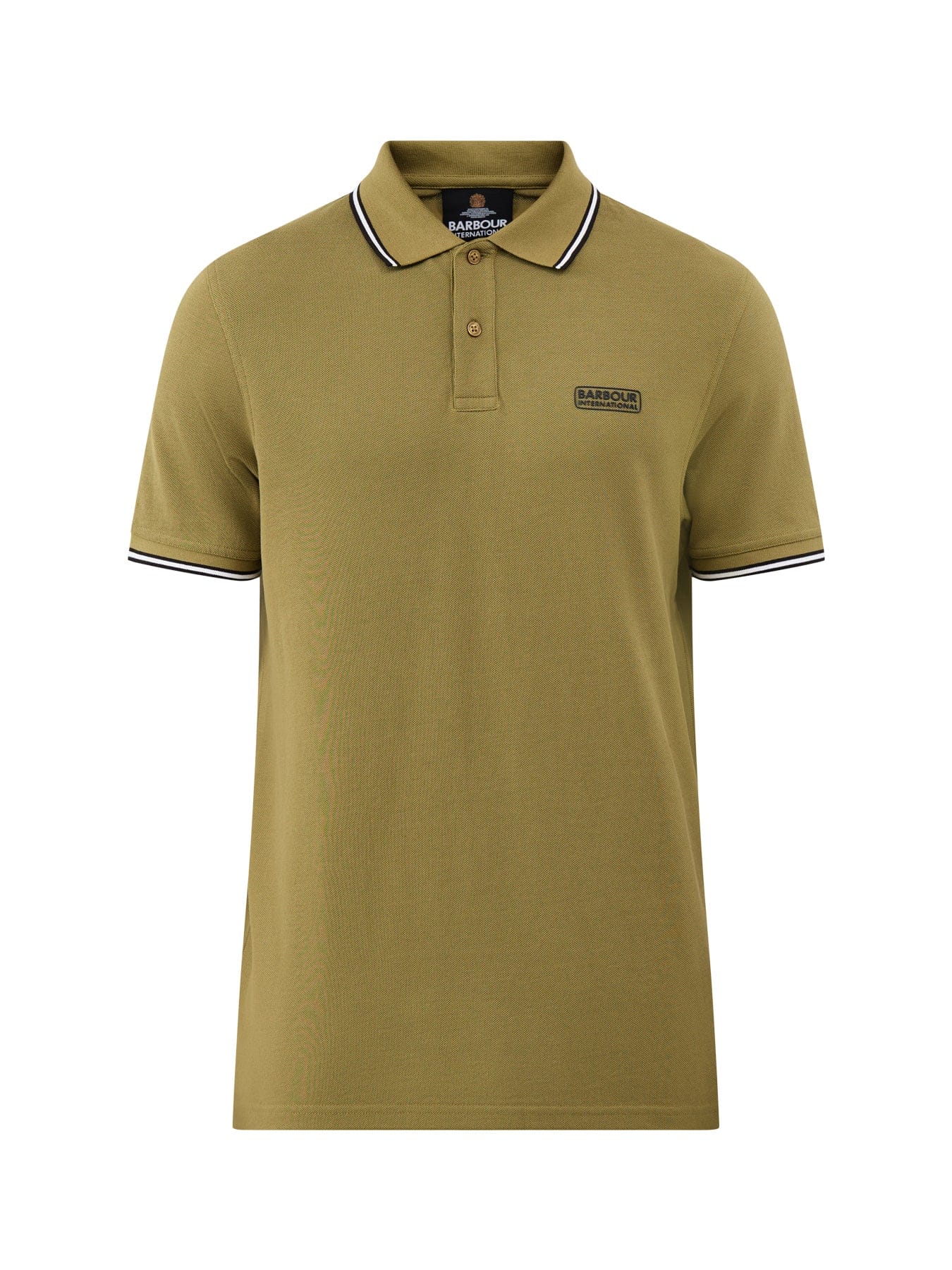 Barbour International Evan Tipped Polo Shirt Green