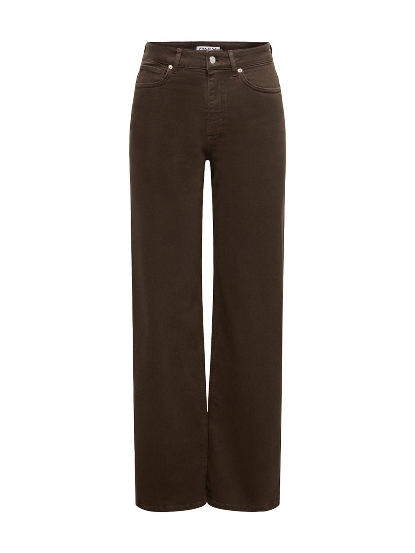ONLY Madison Blush High Waist Wide Leg Jeans Brown