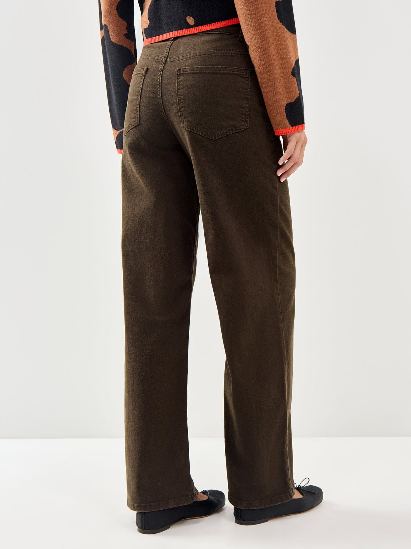 ONLY Madison Blush High Waist Wide Leg Jeans Brown