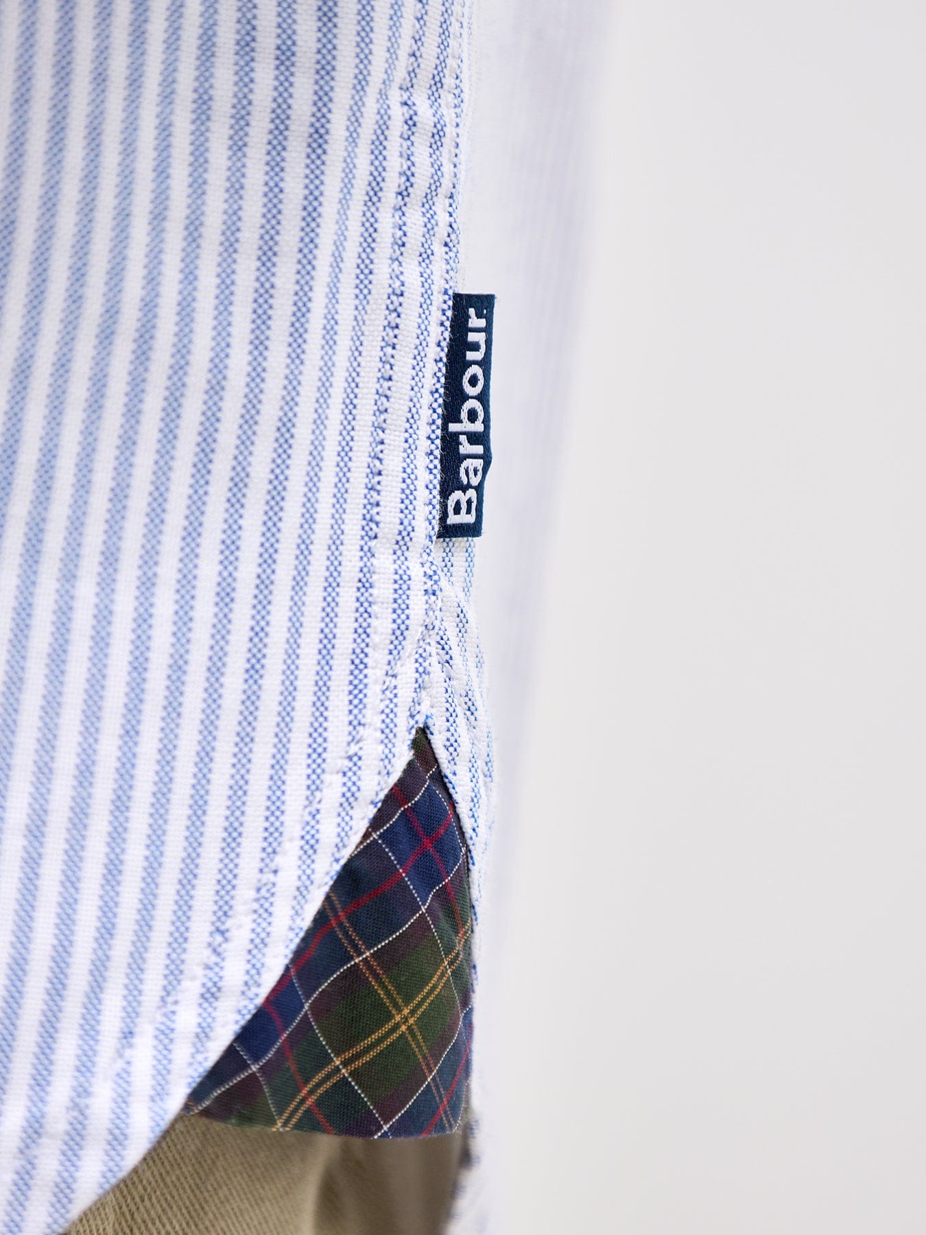 Barbour Lifestyle Authentic Striped Oxford Long Sleeve Shirt Blue