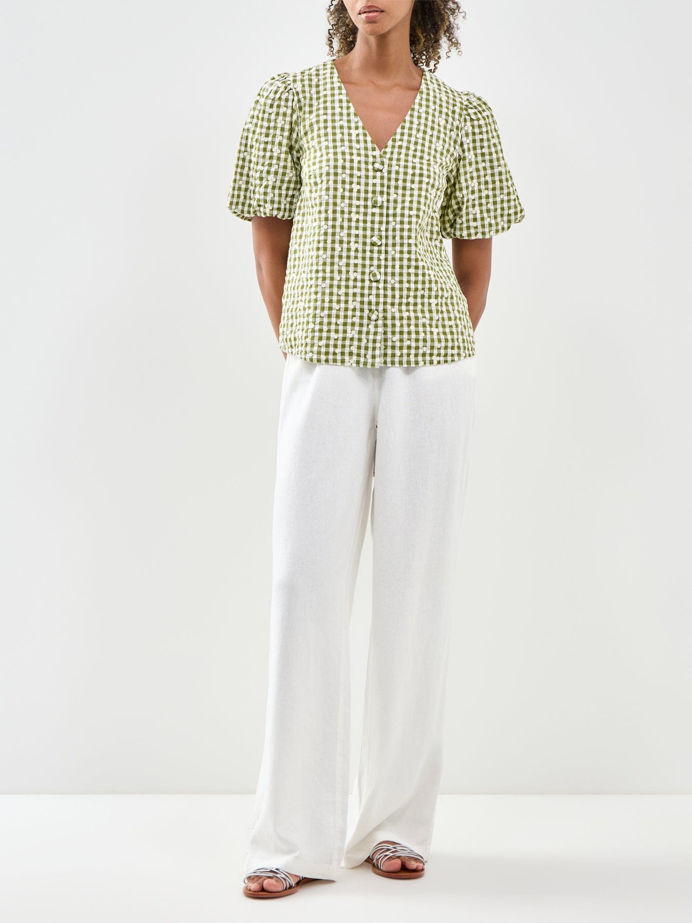 Nobody's Child Brooke Blouse Green