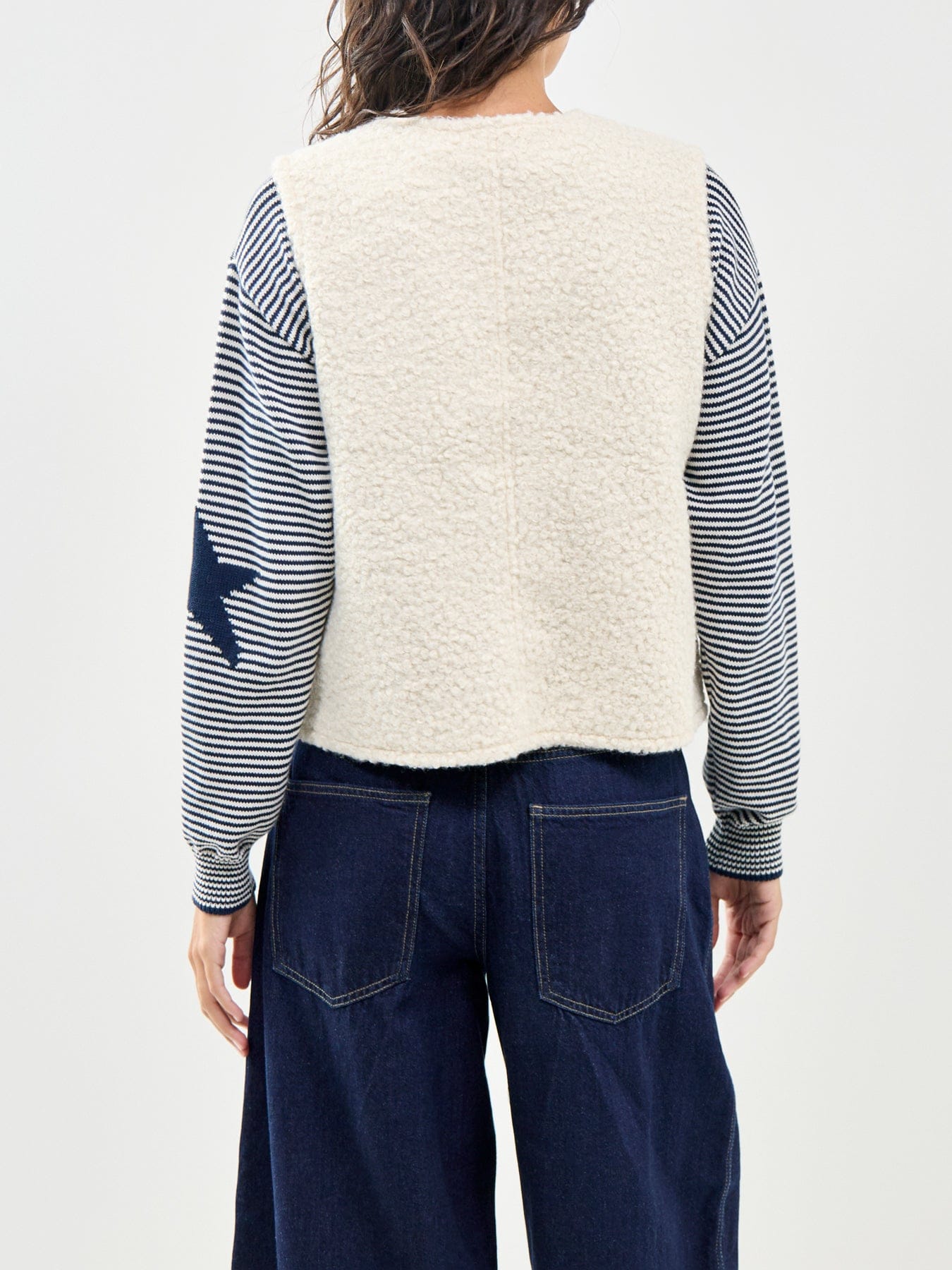 Soya Concept Shaima Fleece Gilet Cream