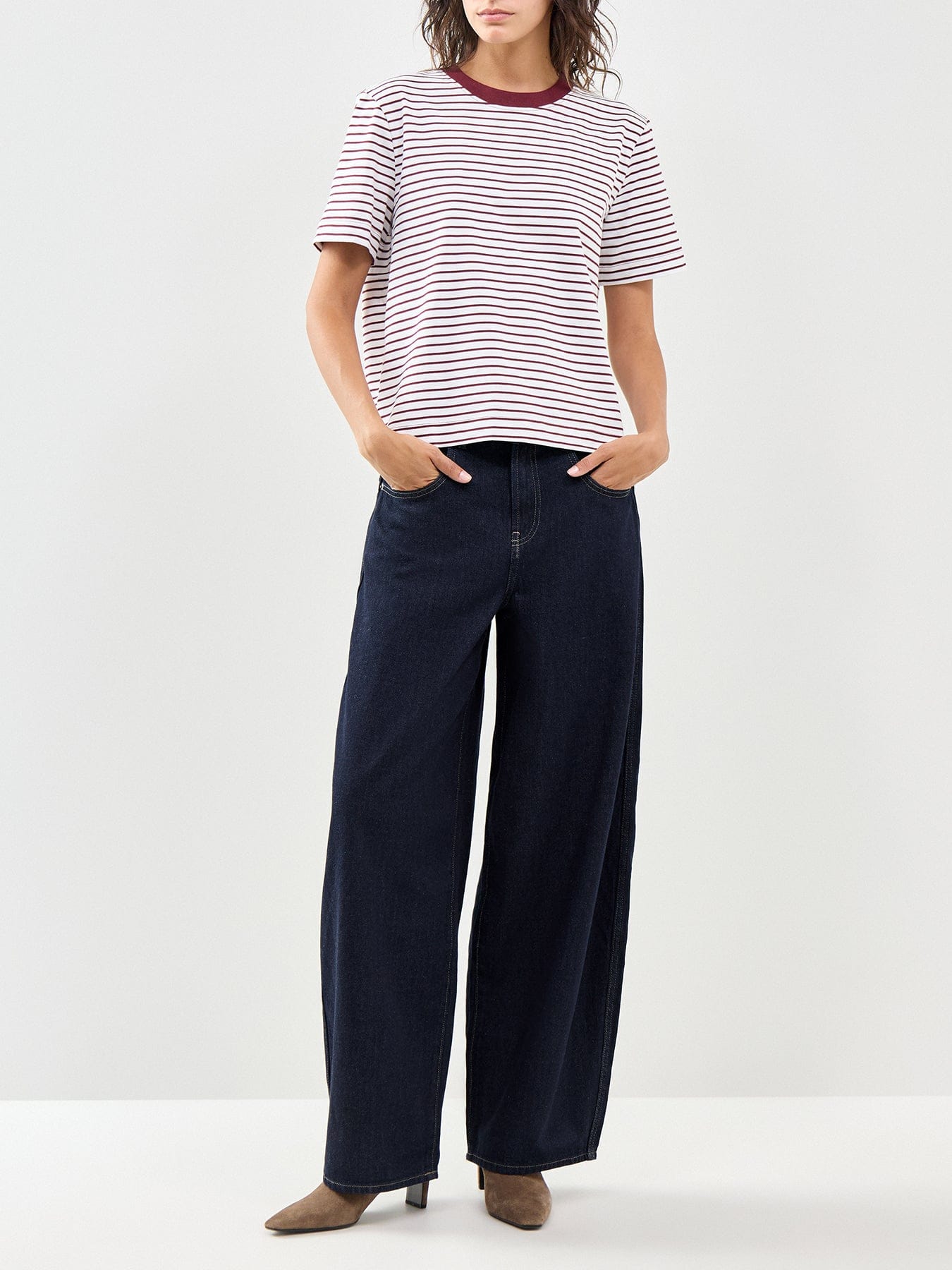 ONLY Taylor Barrel Leg Jeans Blue