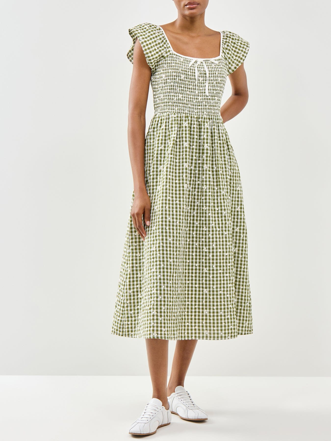 Nobody's Child Mindy Midi Dress Green