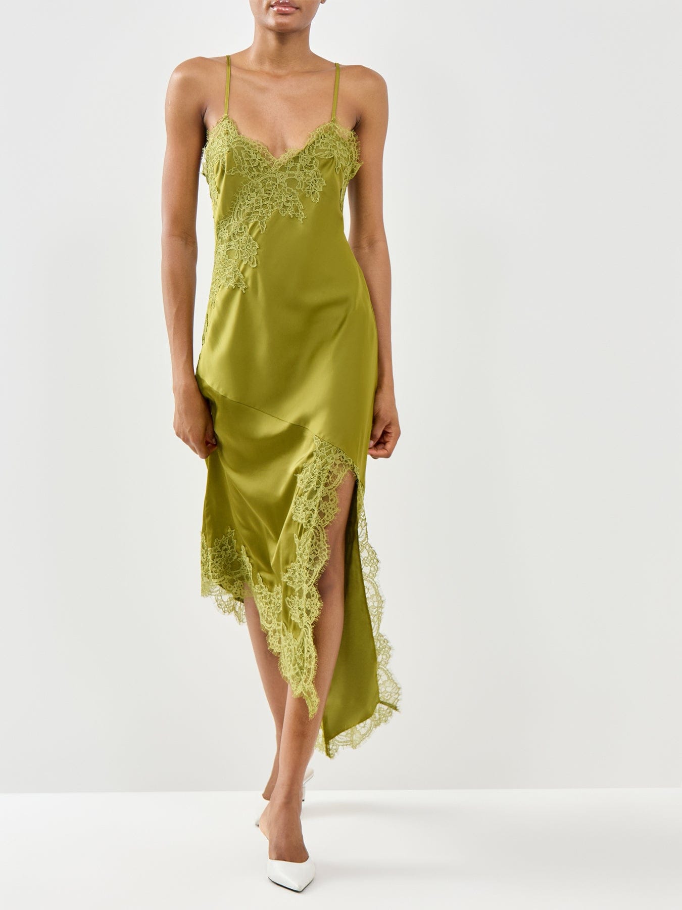 Nobody's Child Zaria Midaxi Slip Dress Green