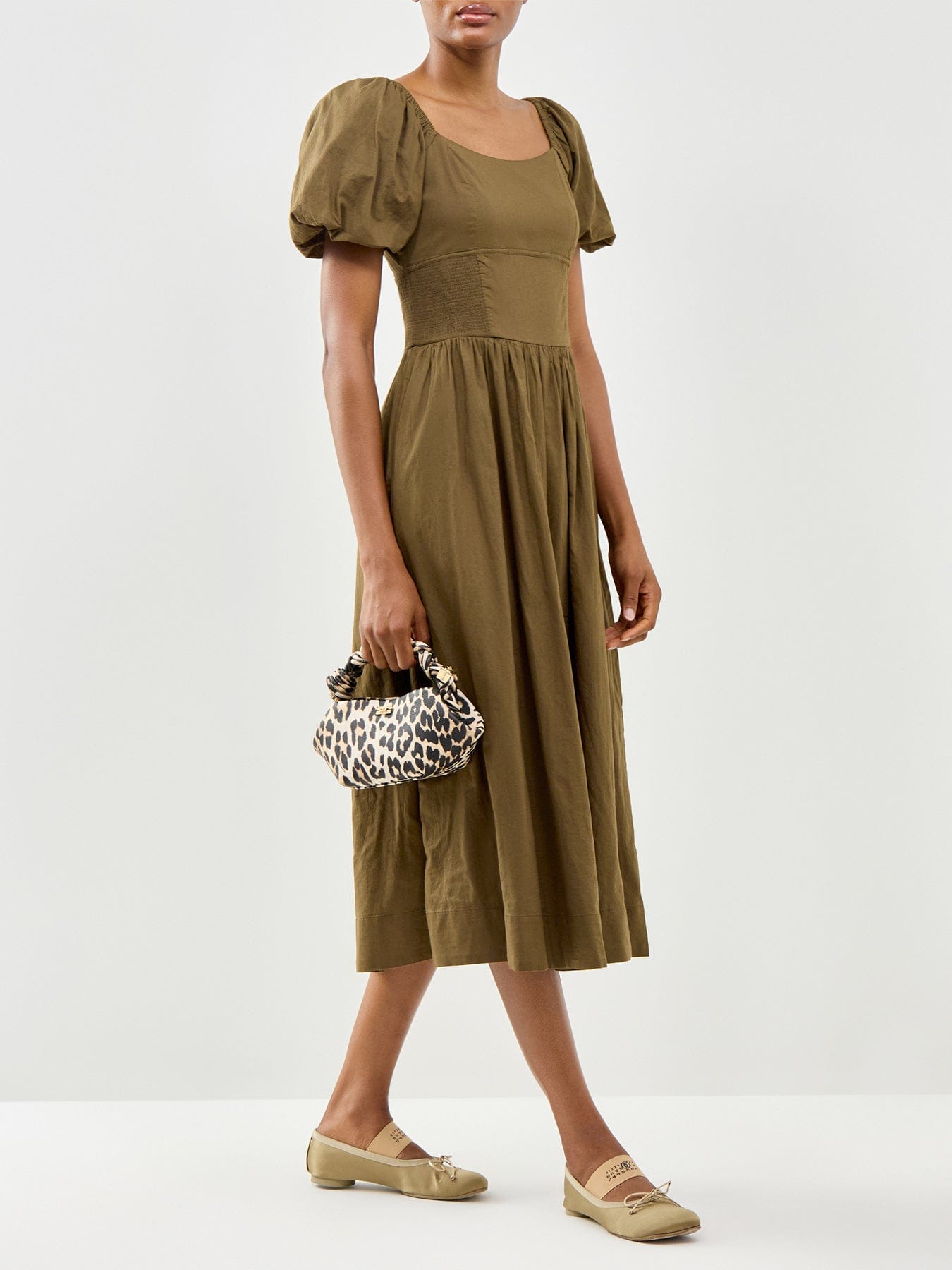 Nobody's Child Mara Midi Dress Green