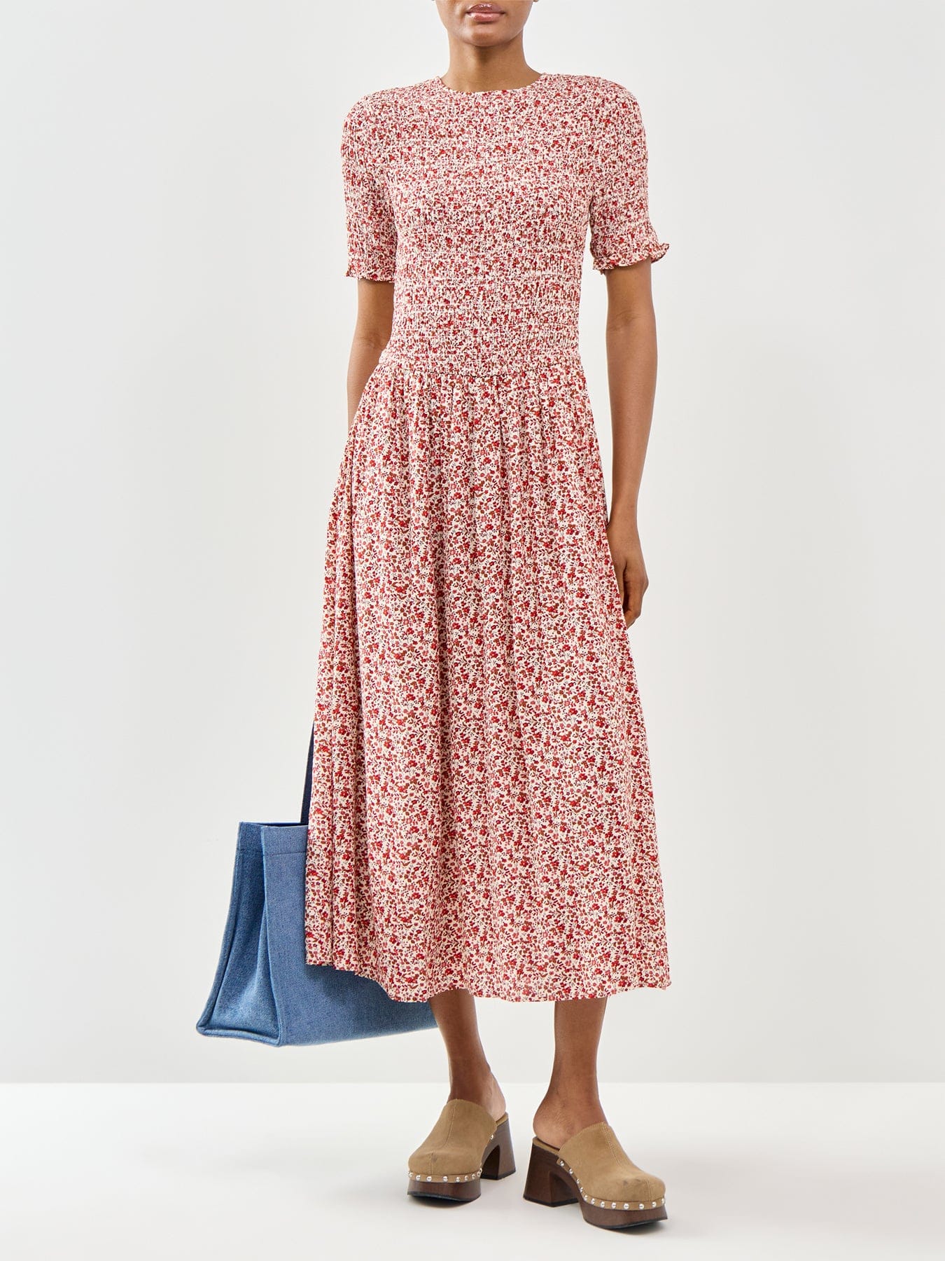 Nobody's Child Shay Midi Dress Multi