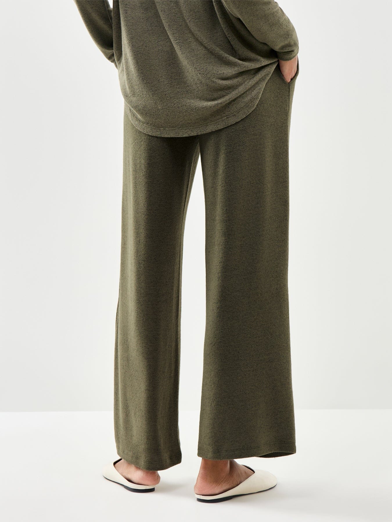 Soya Concept Biara 74 Wide Leg Trousers Khaki