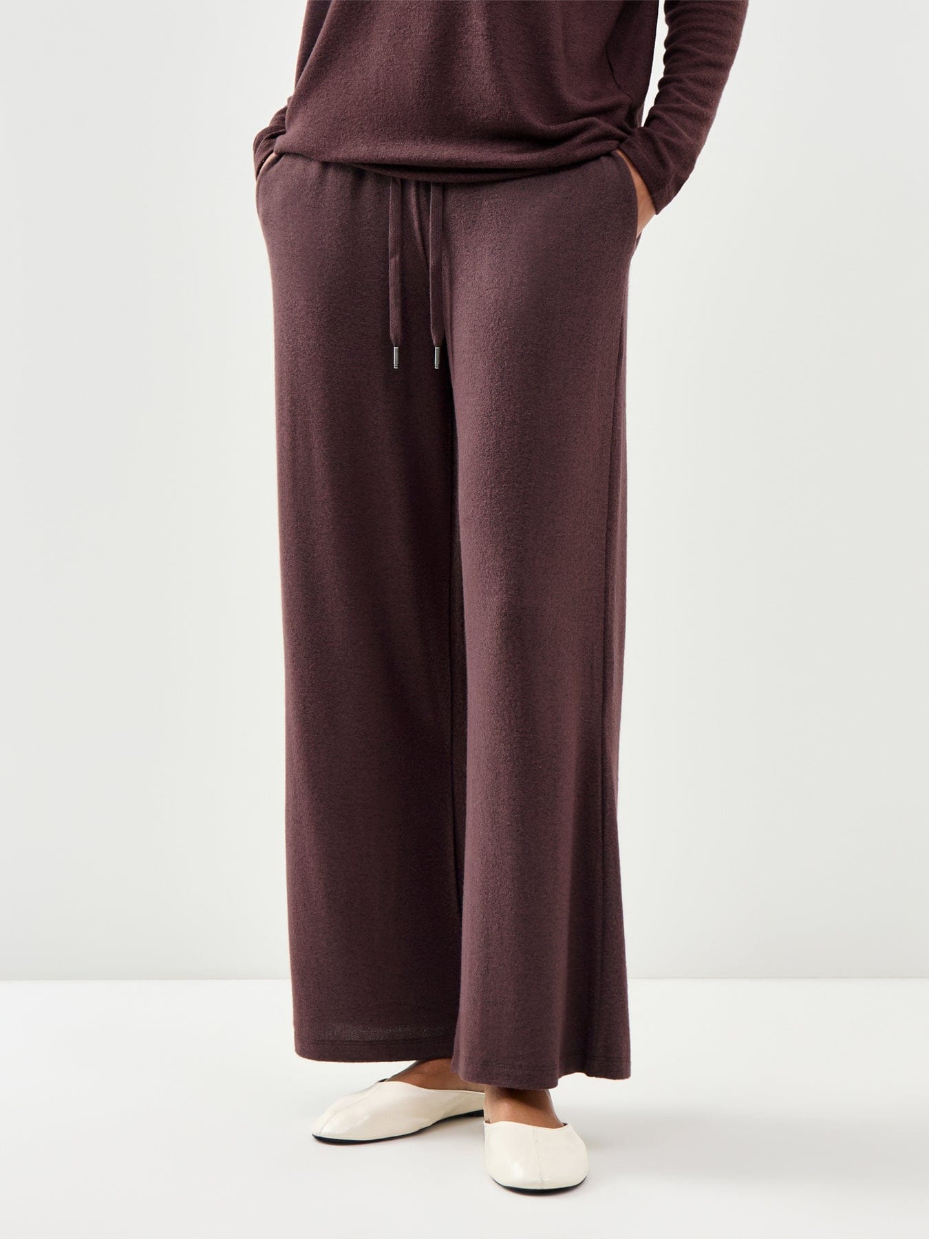 Soya Concept Biara 74 Wide Leg Trousers Brown