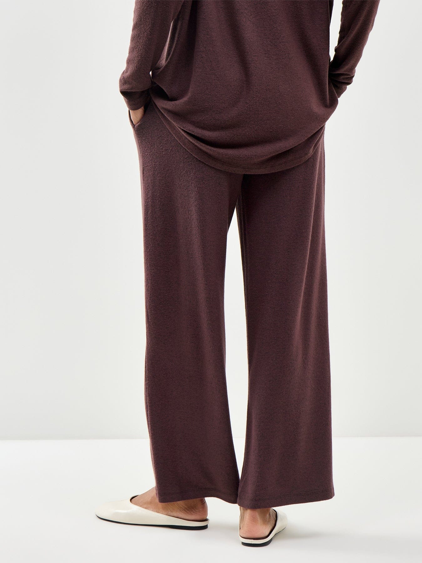 Soya Concept Biara 74 Wide Leg Trousers Brown