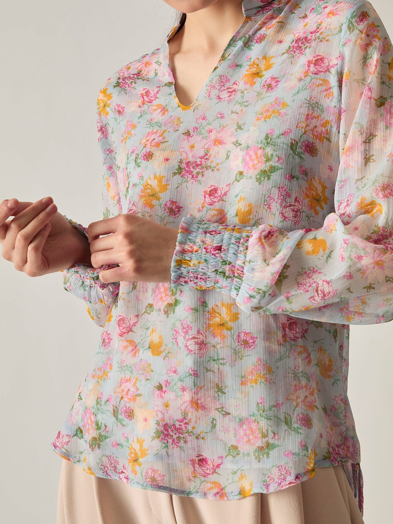 James Lakeland Soft Vintage Floral Blouse Multi
