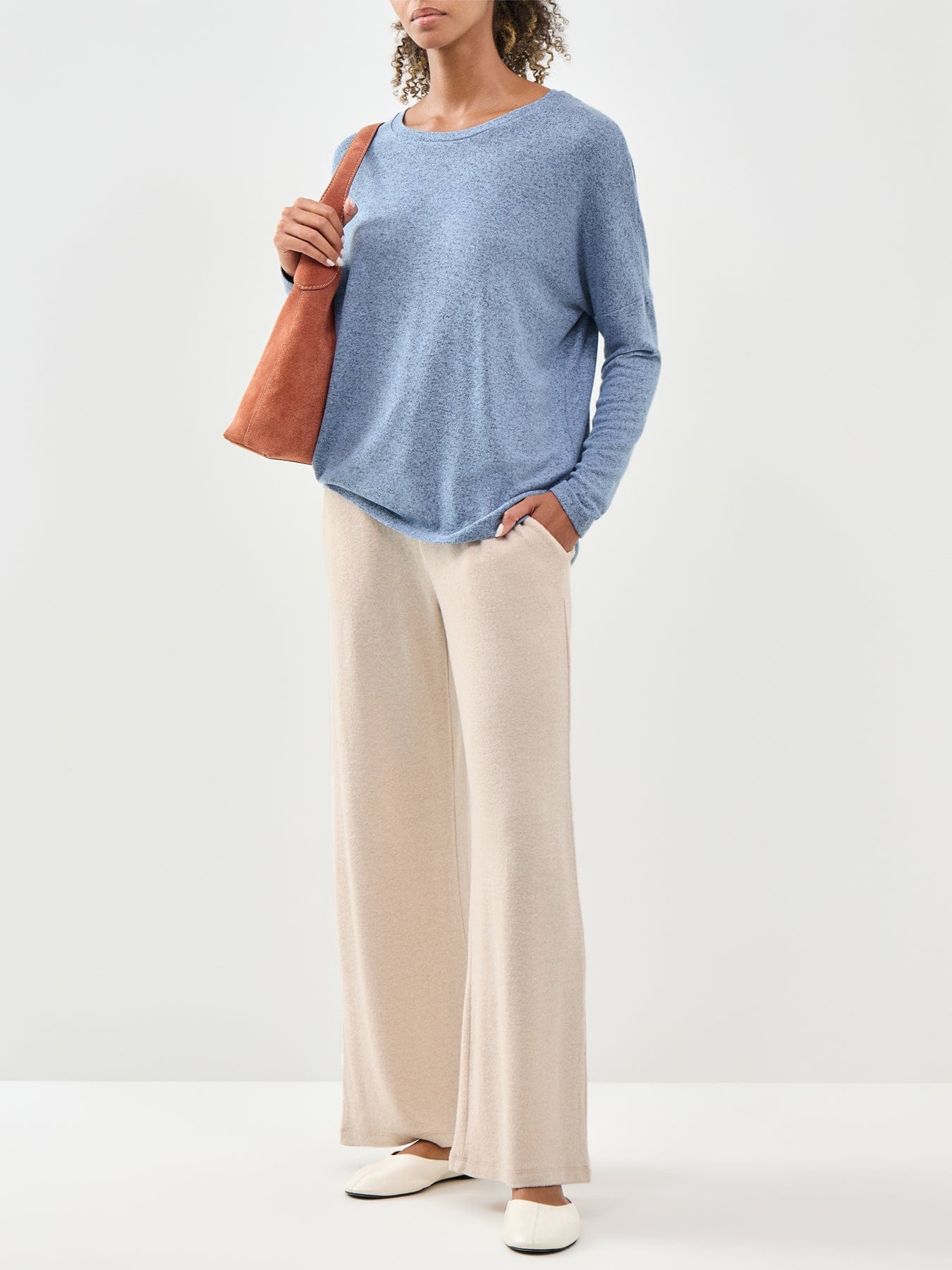 Soya Concept Biara 74 Knitted Trousers Cream