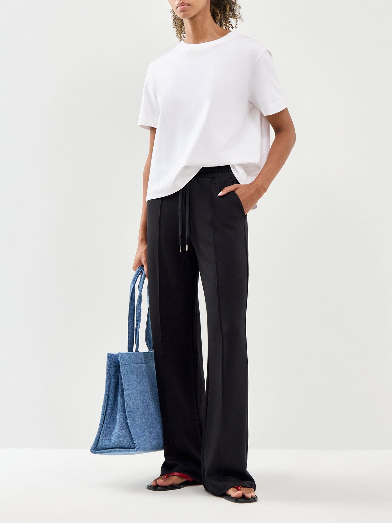 Soya Concept Banu 265 Wide Leg Trousers Black