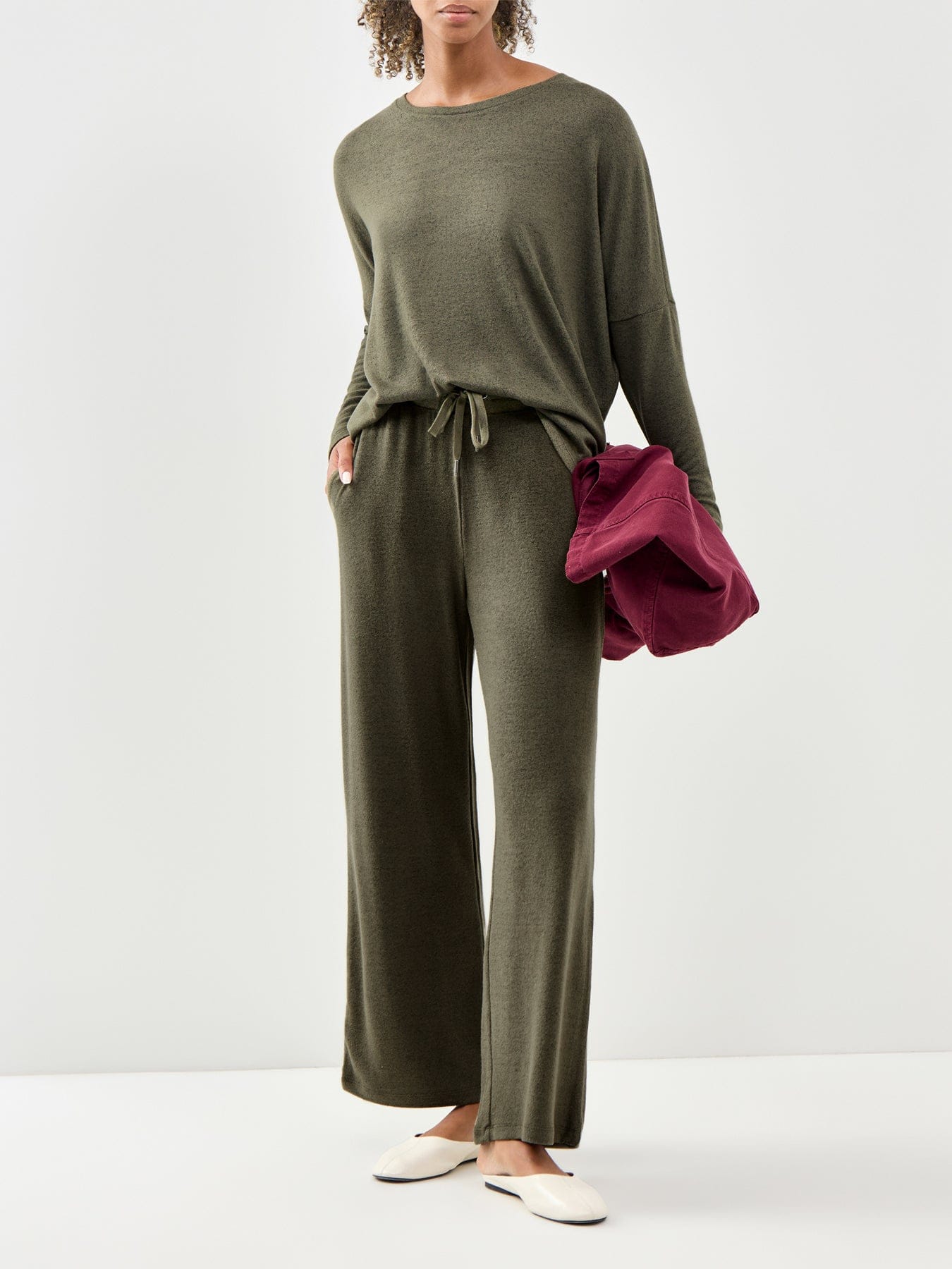Soya Concept Biara 1 Crew Neck Jumper Khaki