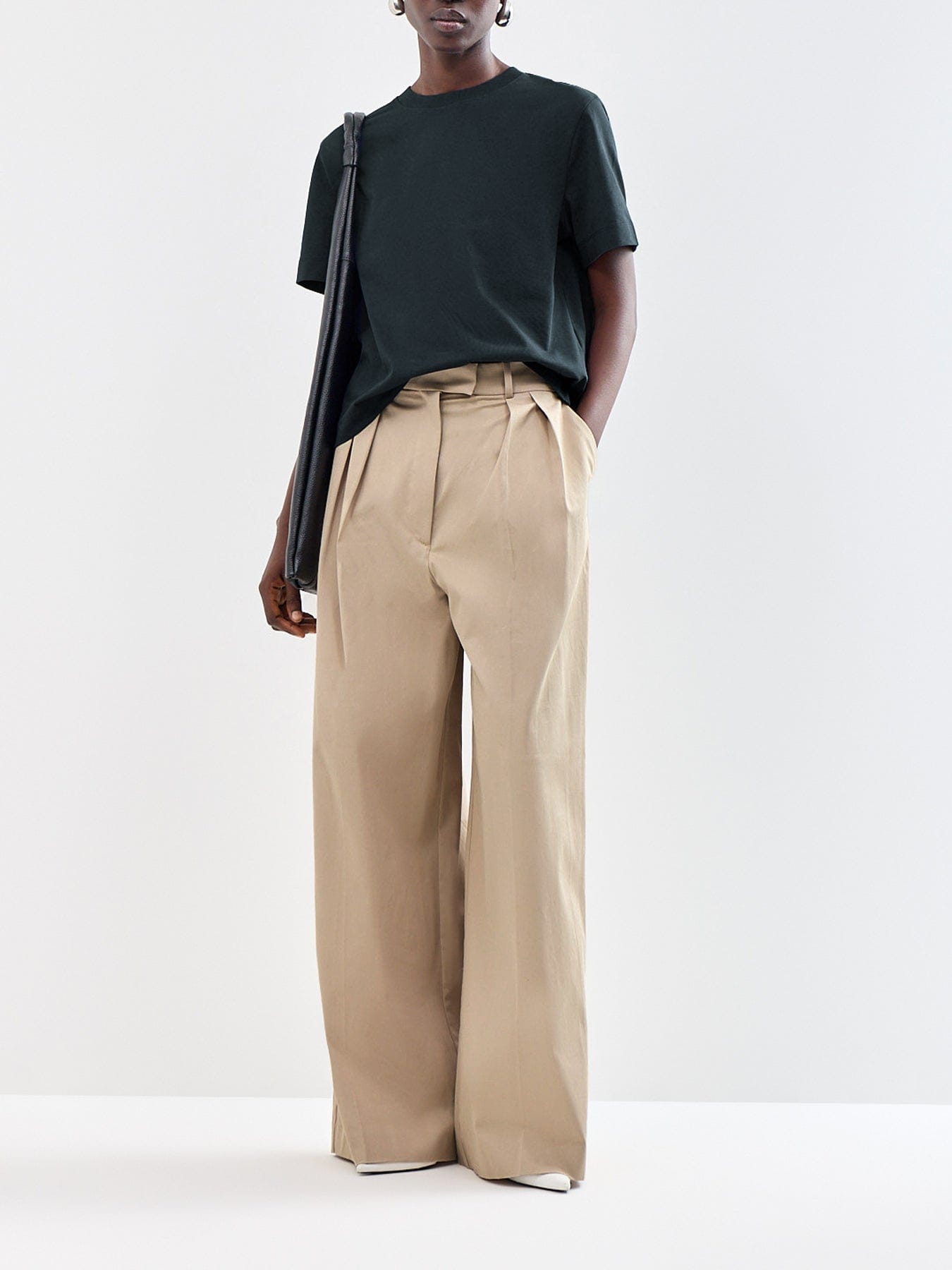 Selected Essential Boxy T - Shirt Navy