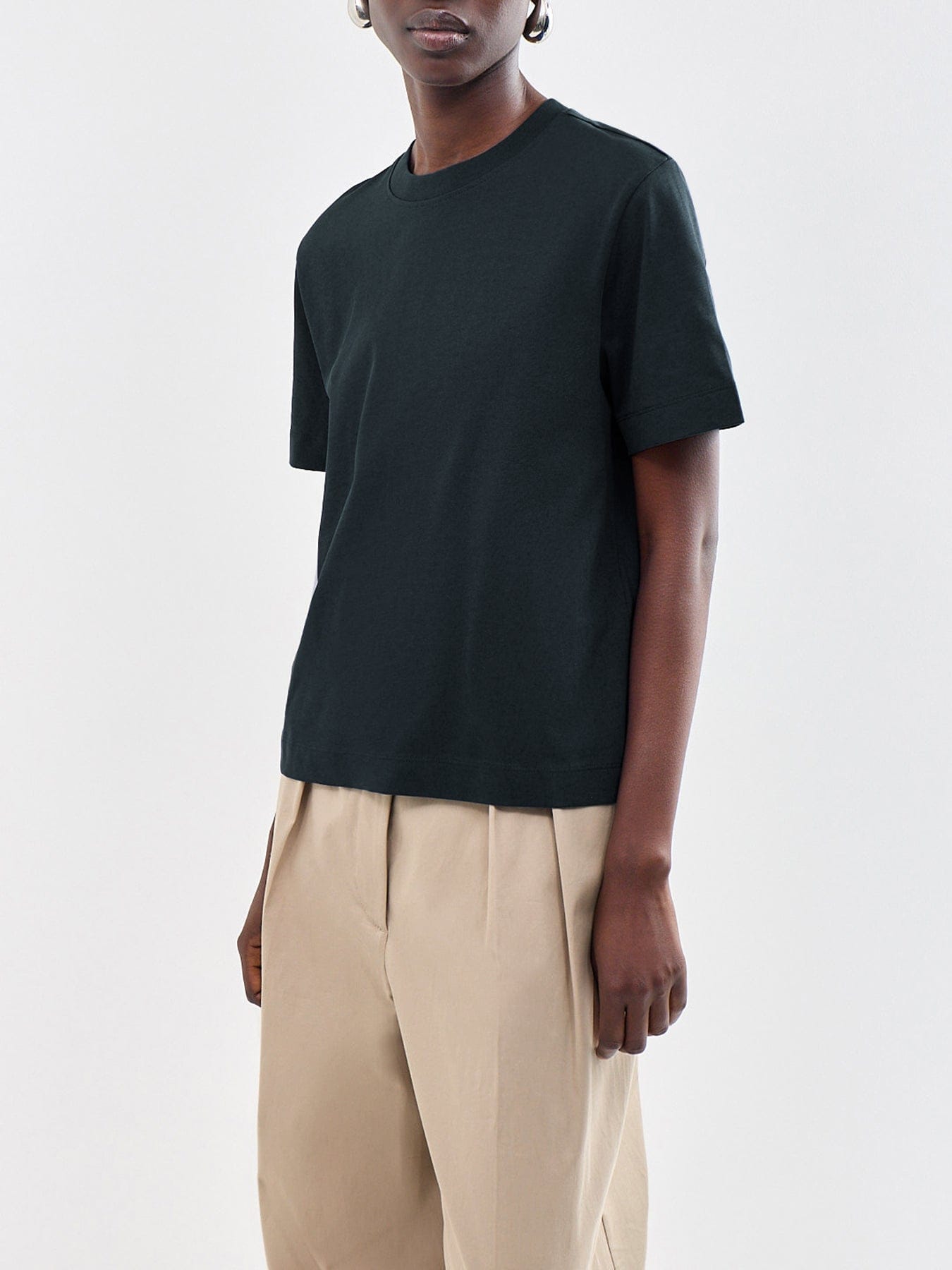 Selected Essential Boxy T - Shirt Navy
