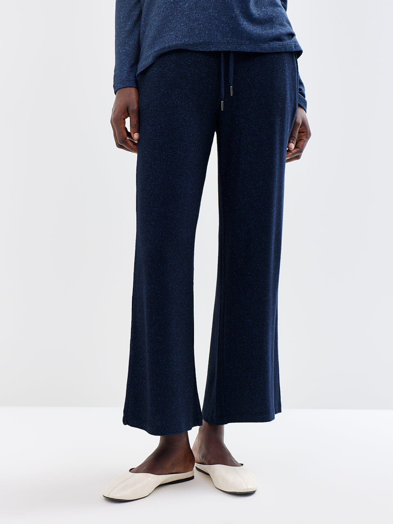 Soya Concept Biara 74 Wide Leg Trousers Navy