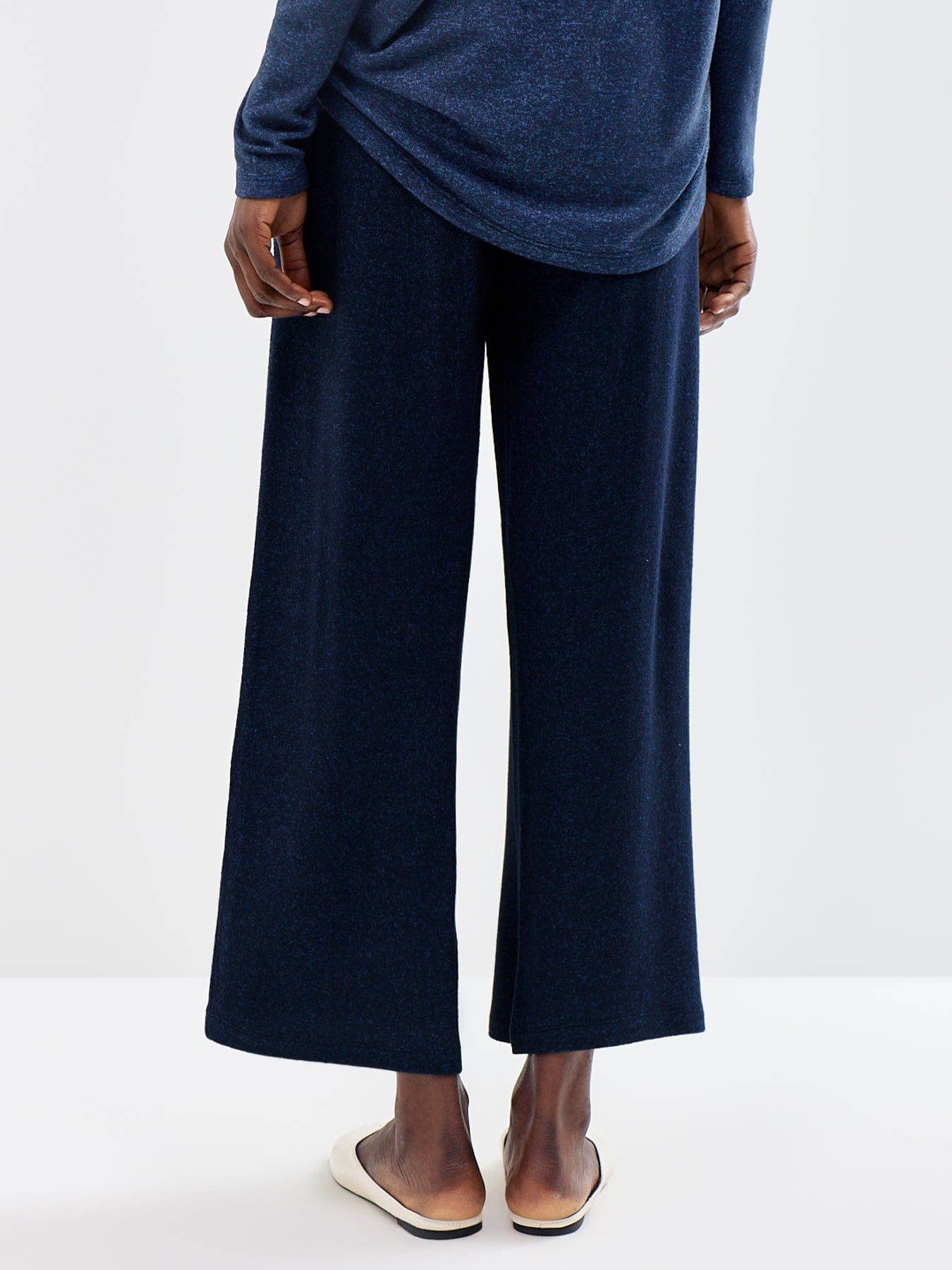 Soya Concept Biara 74 Wide Leg Trousers Navy