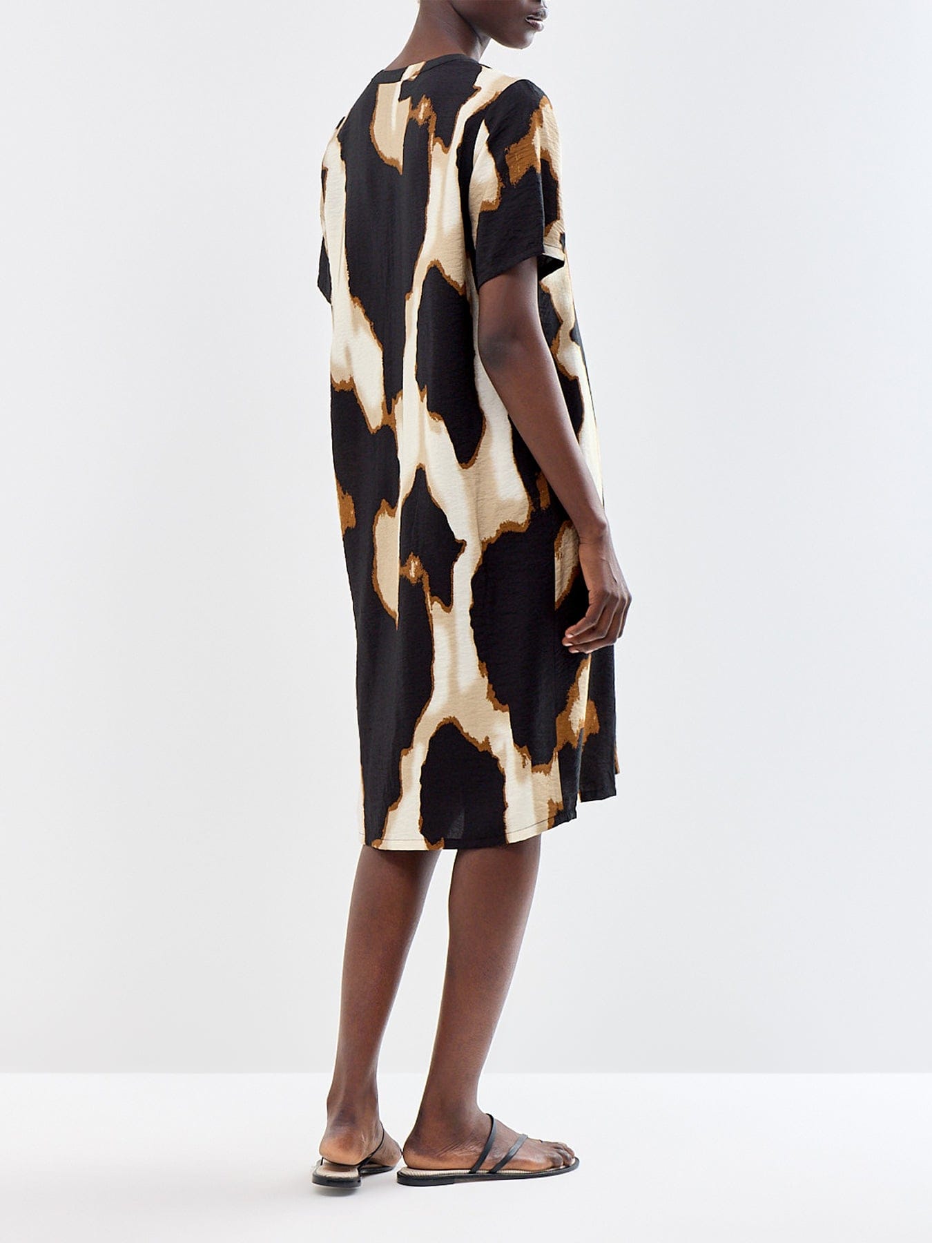 Soya Concept Gladis 2 Short Sleeve Midi Dress Multi