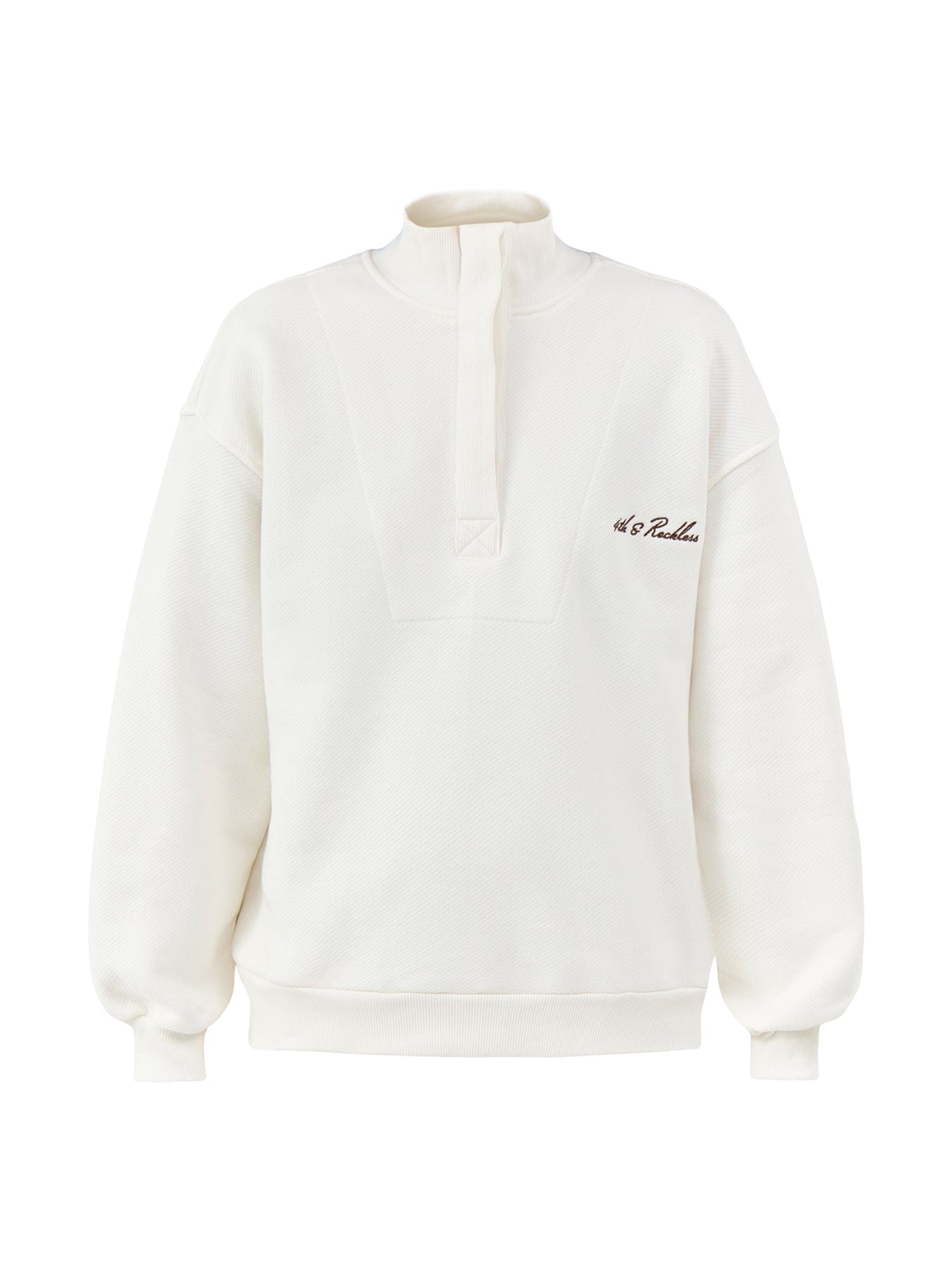 4th & Reckless Tess Sweatshirt White