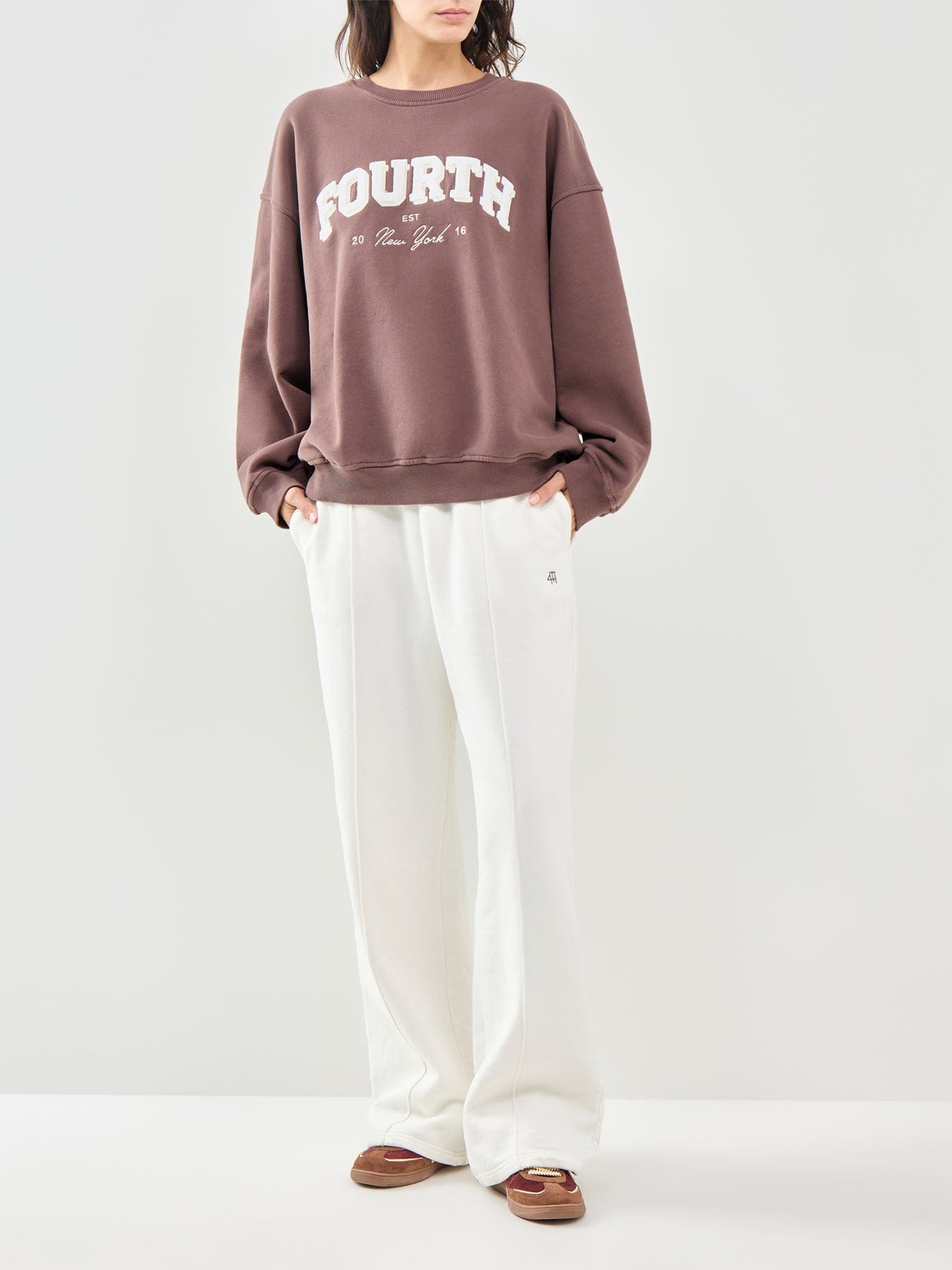 4th & Reckless Capucine Sweatshirt Brown