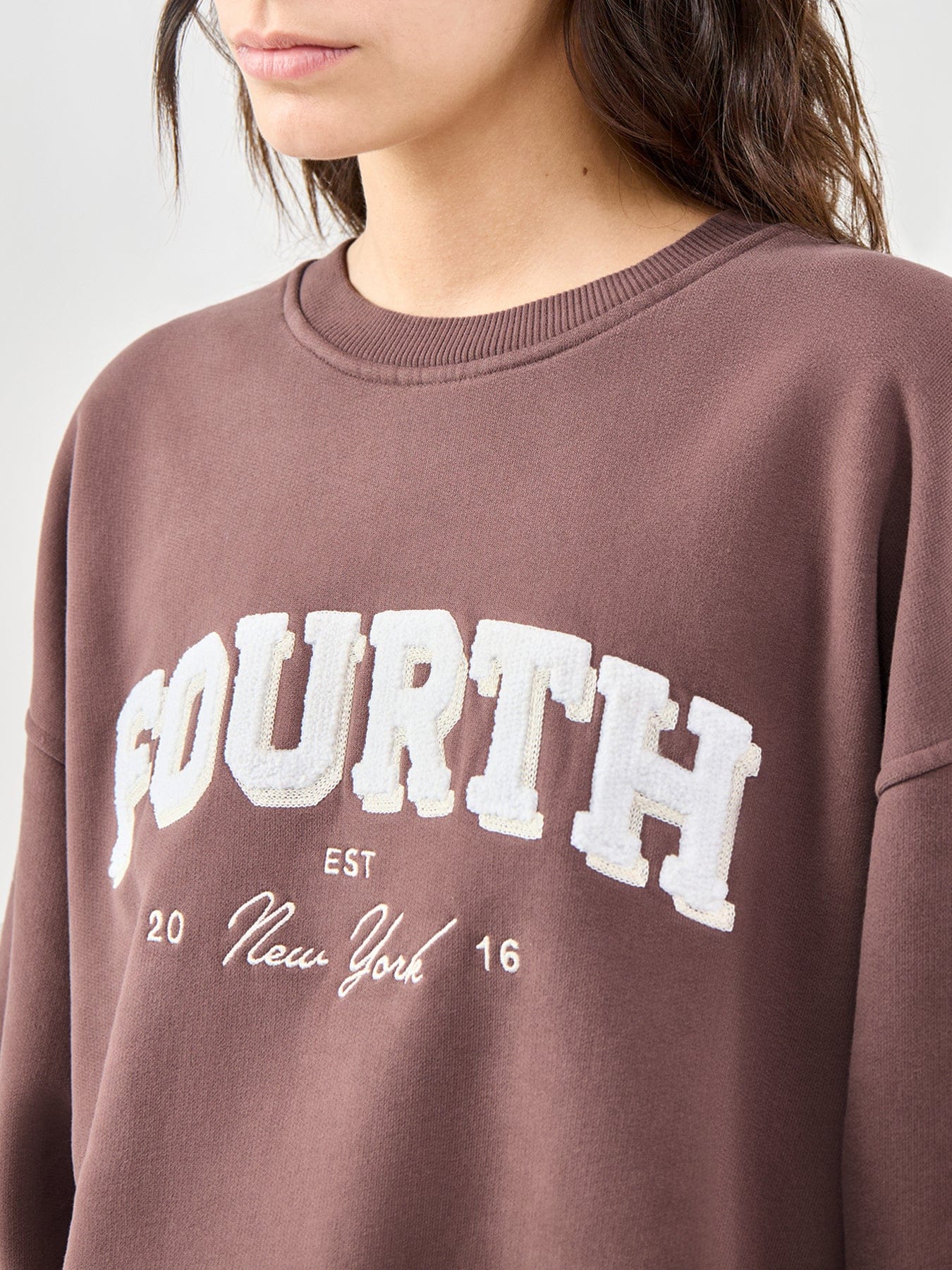 4th & Reckless Capucine Sweatshirt Brown