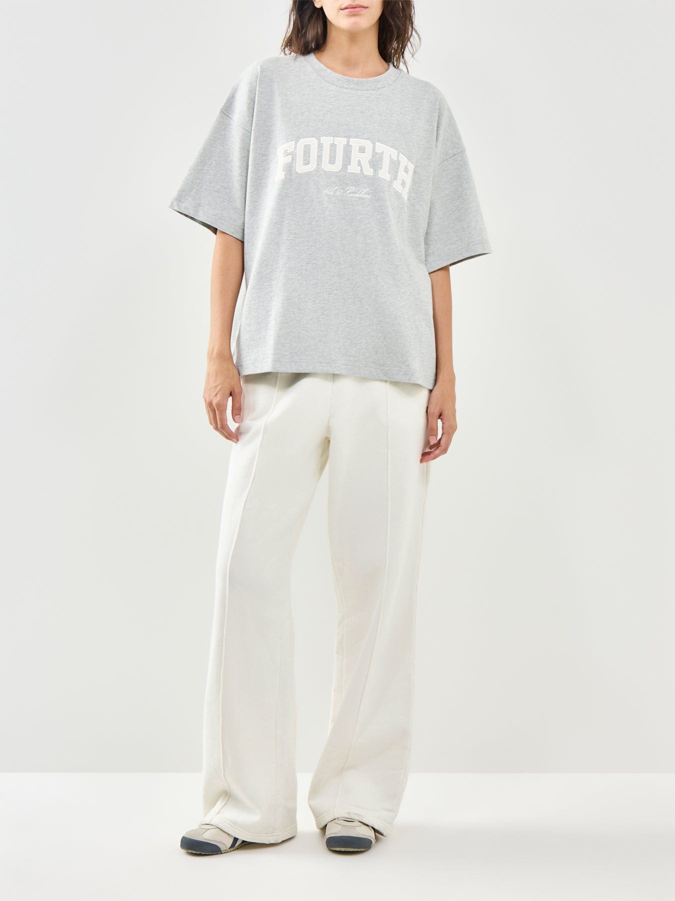 4th & Reckless Elowen T - Shirt Grey