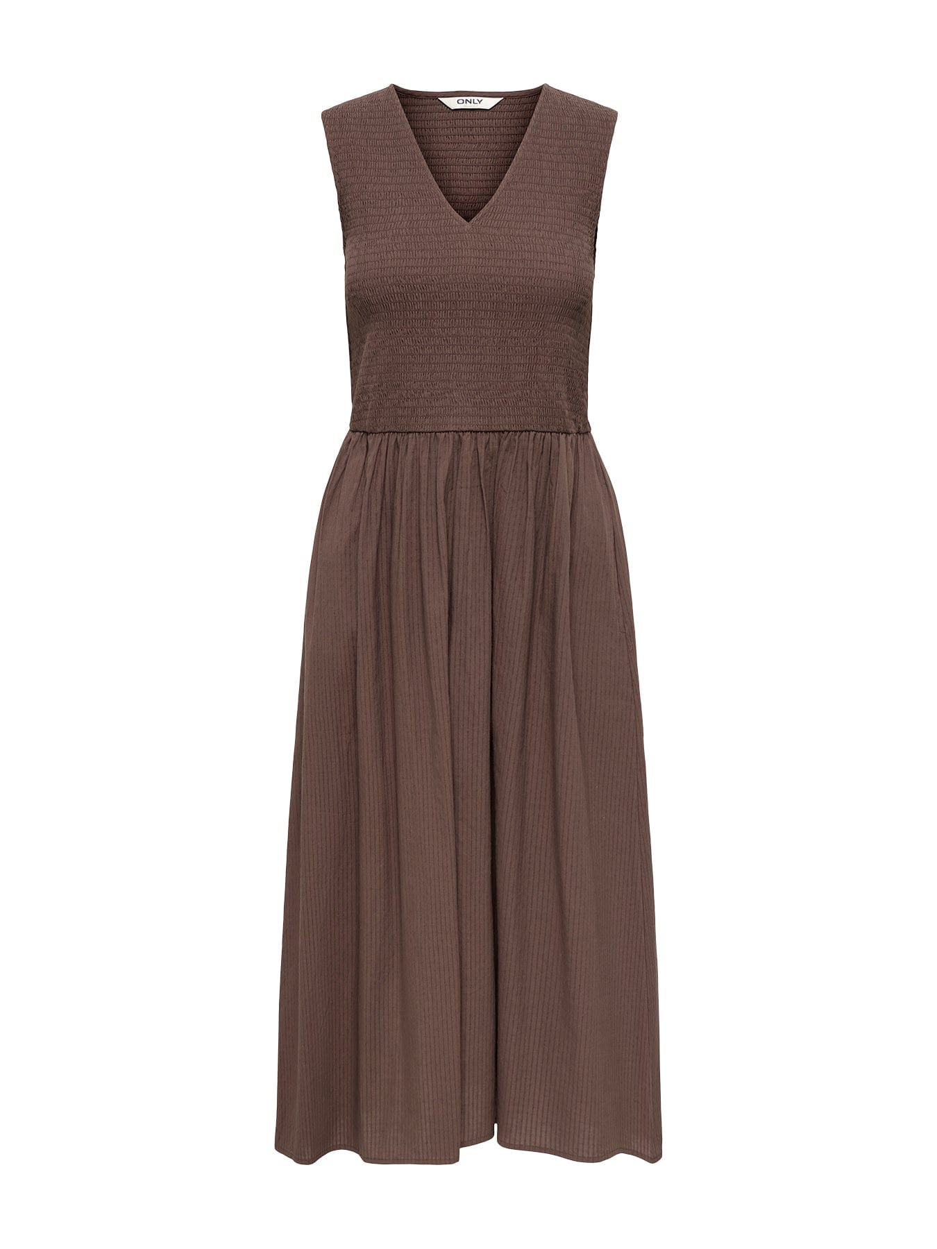 ONLY Noema Sleeveless Smock Dress Brown