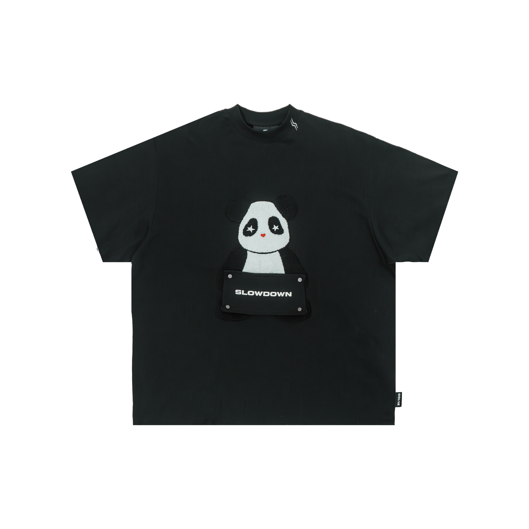 Slowdown AP Mask T-Shirt Black (FW25) - Secret Edition