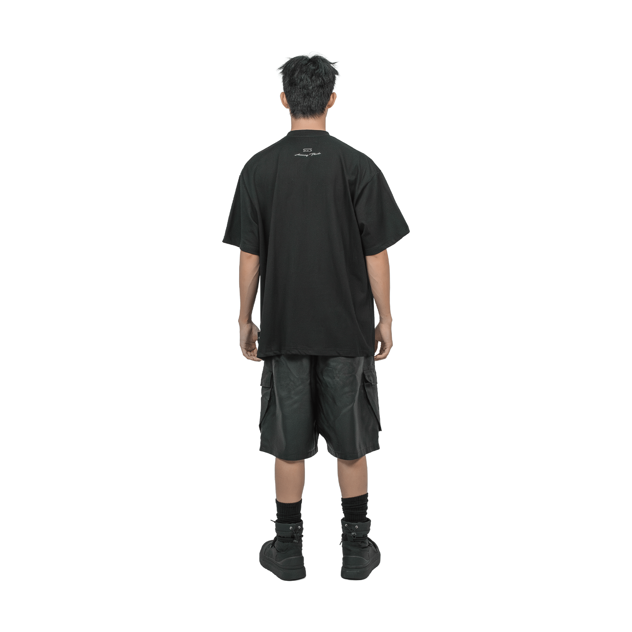 Slowdown AP Mask T-Shirt Black (FW25) - Secret Edition