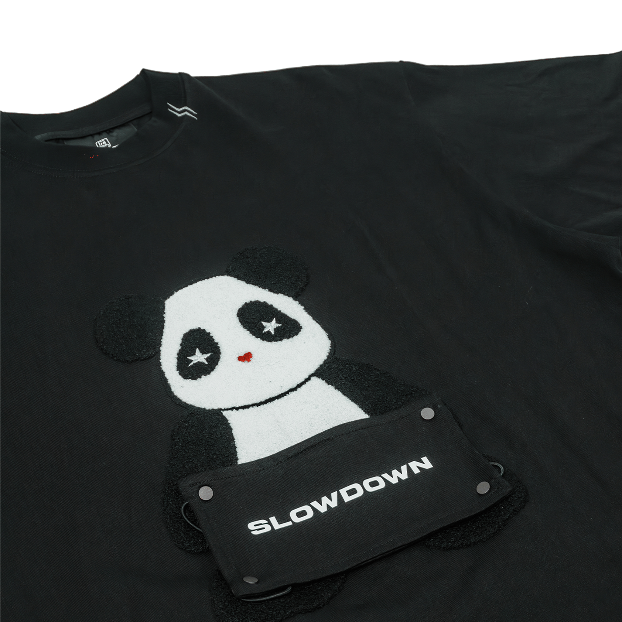 Slowdown AP Mask T-Shirt Black (FW25) - Secret Edition