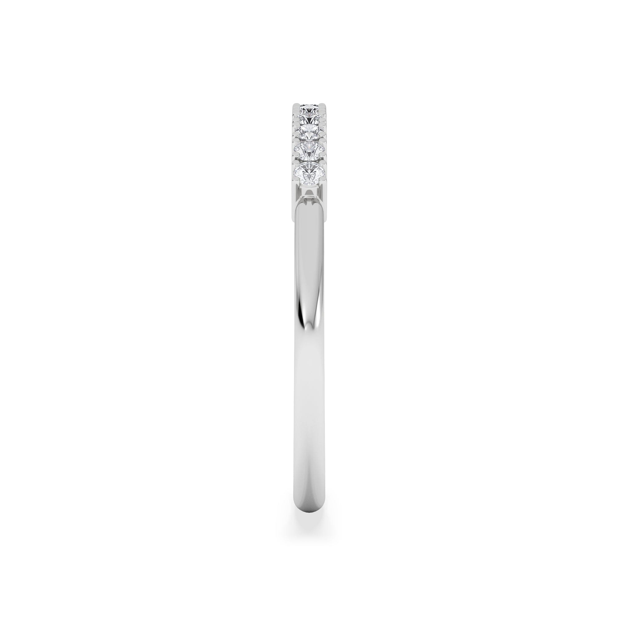 Diamond Twilight Lab Diamond 0.15ct H/SI Half Eternity Ring in 925 Silver