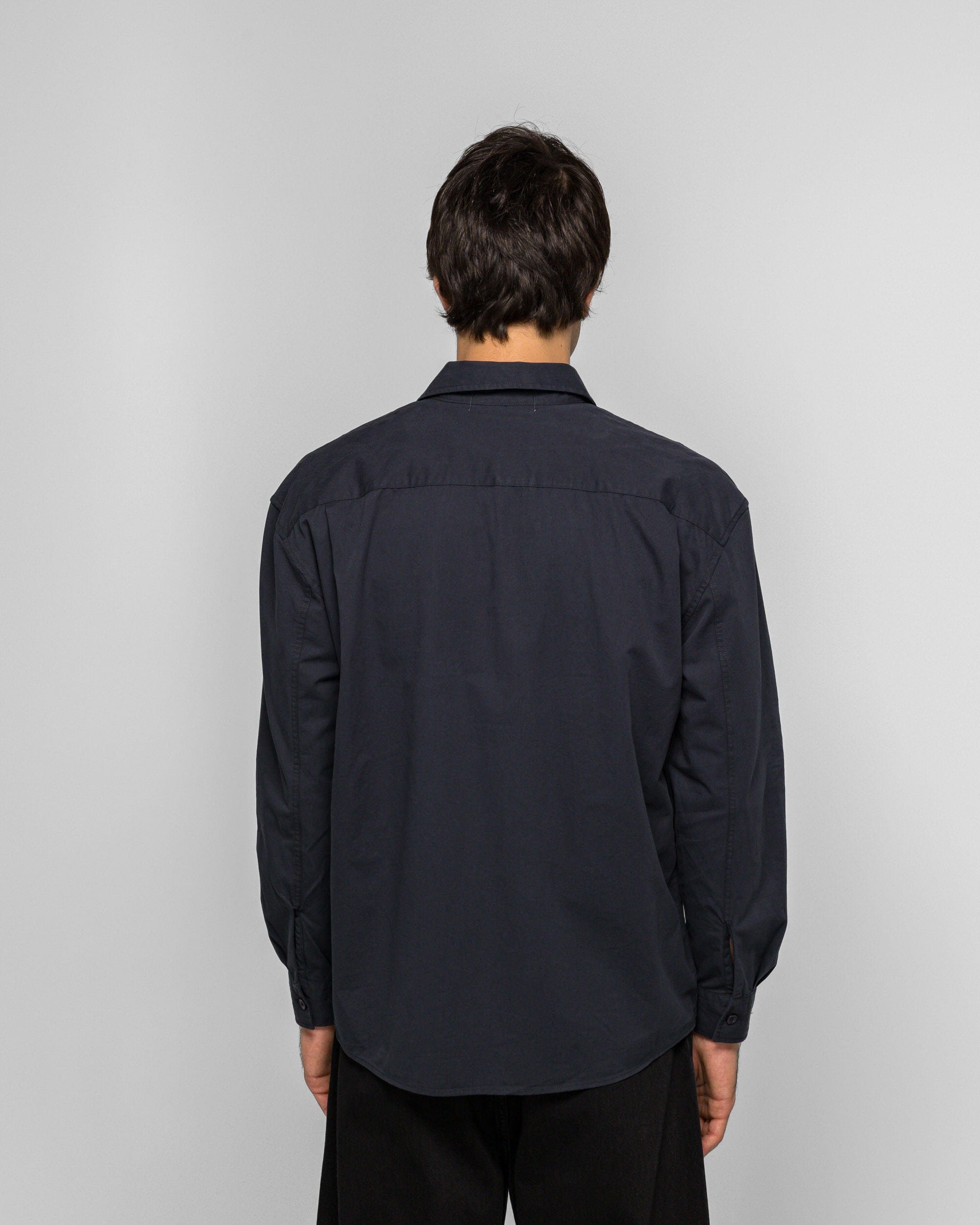 Observe Panel Pocket Shirt - Navy
