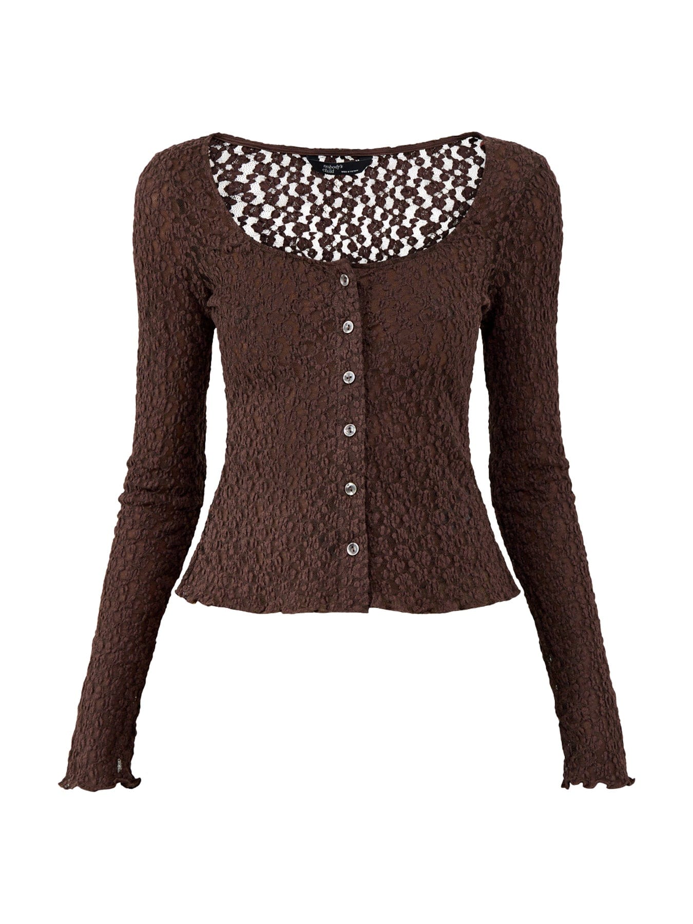 Nobody's Child All Over Lace Scoop Neck Cardigan