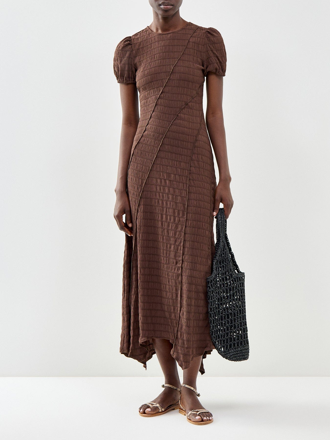 Nobody's Child Cassandra Midi Dress Brown