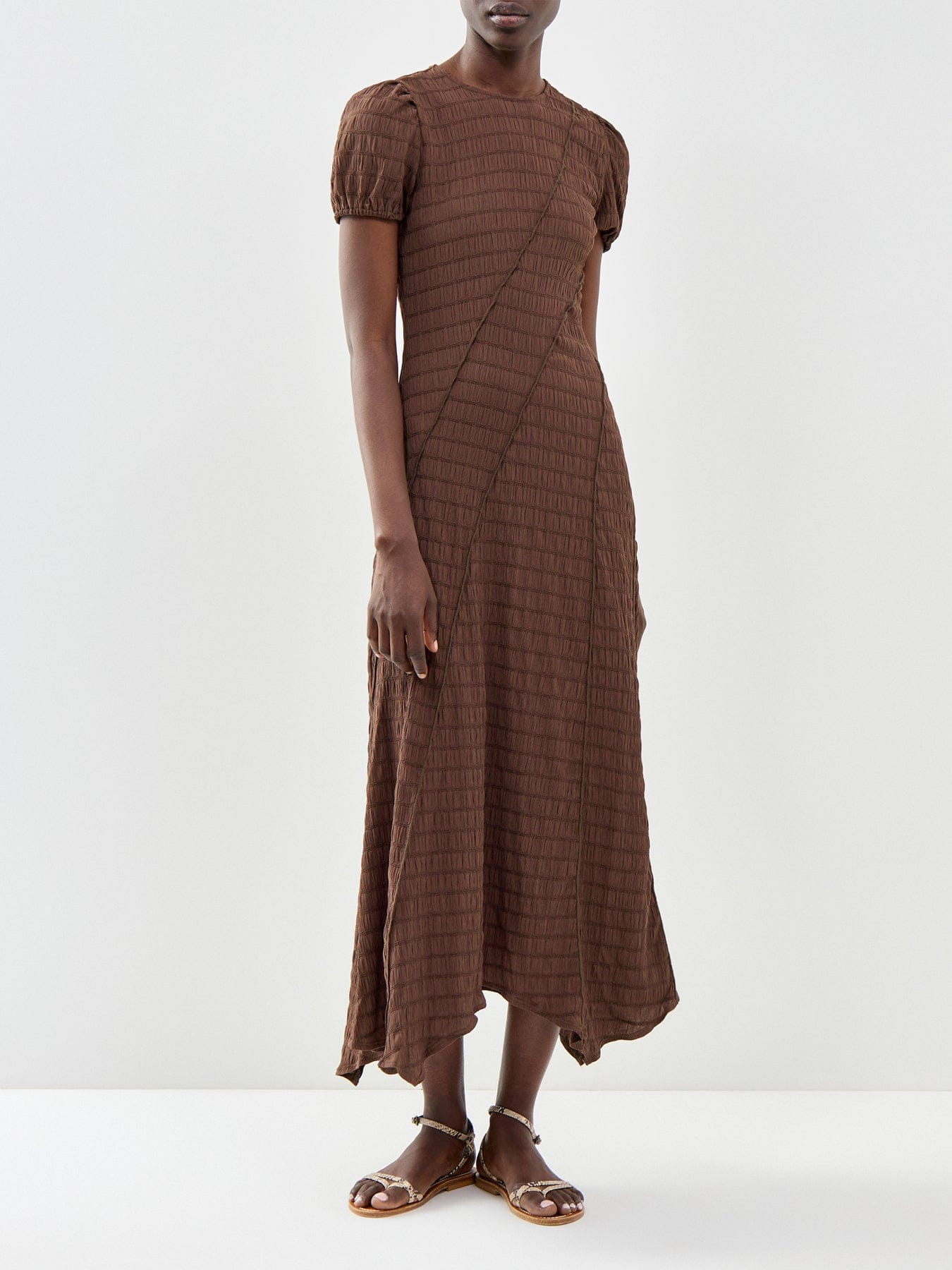 Nobody's Child Cassandra Midi Dress Brown