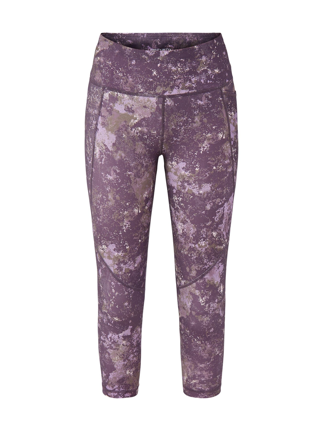 Sweaty Betty Power Cropped Workout Leggings Purple