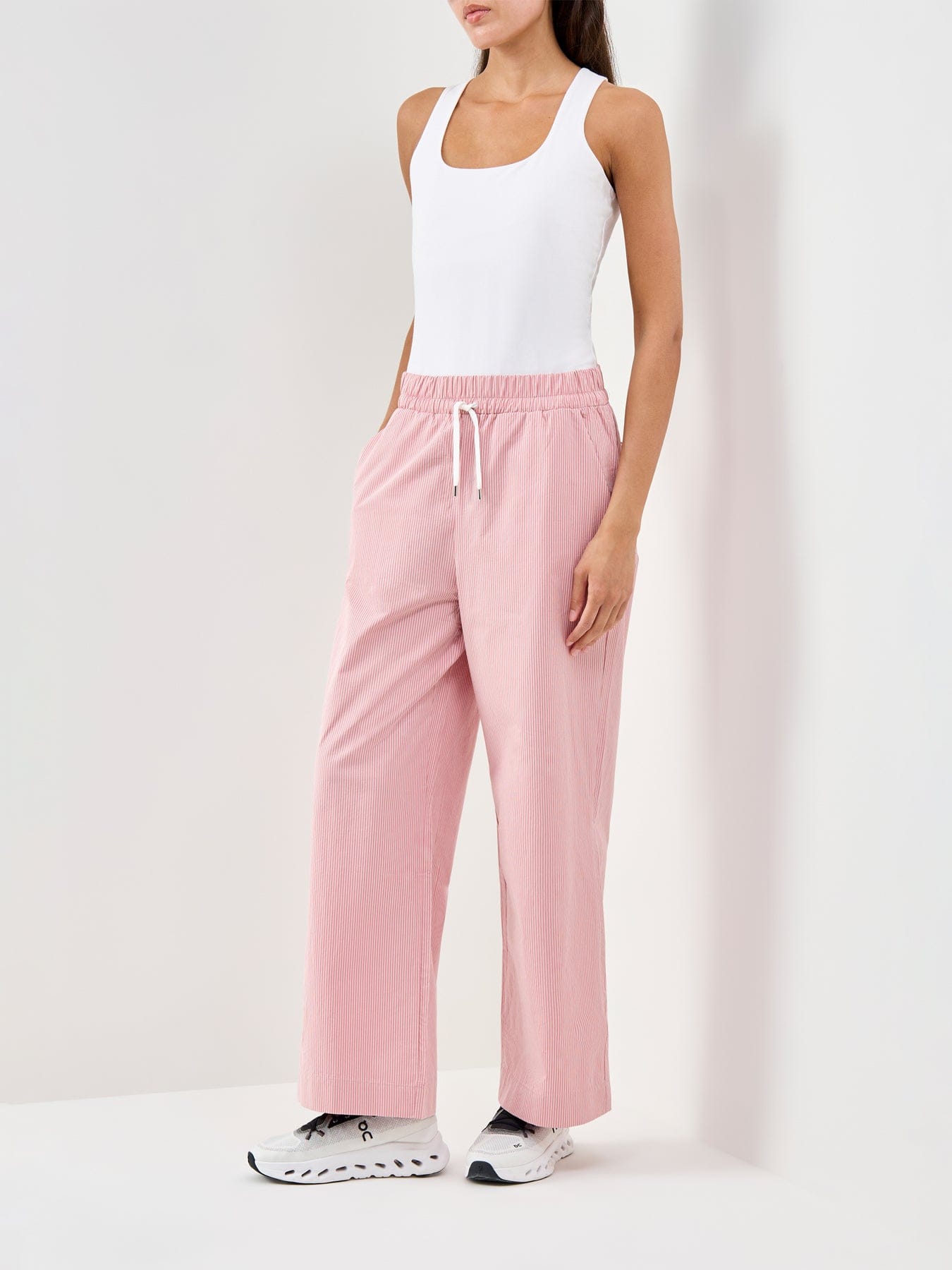 Sweaty Betty Summer Stripe Trousers Pink