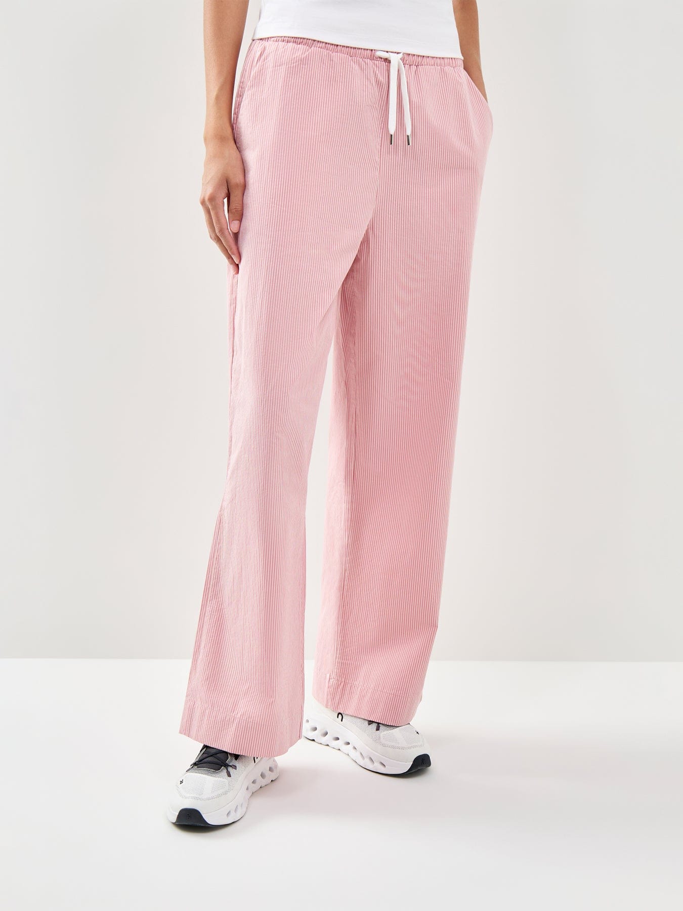 Sweaty Betty Summer Stripe Trousers Pink