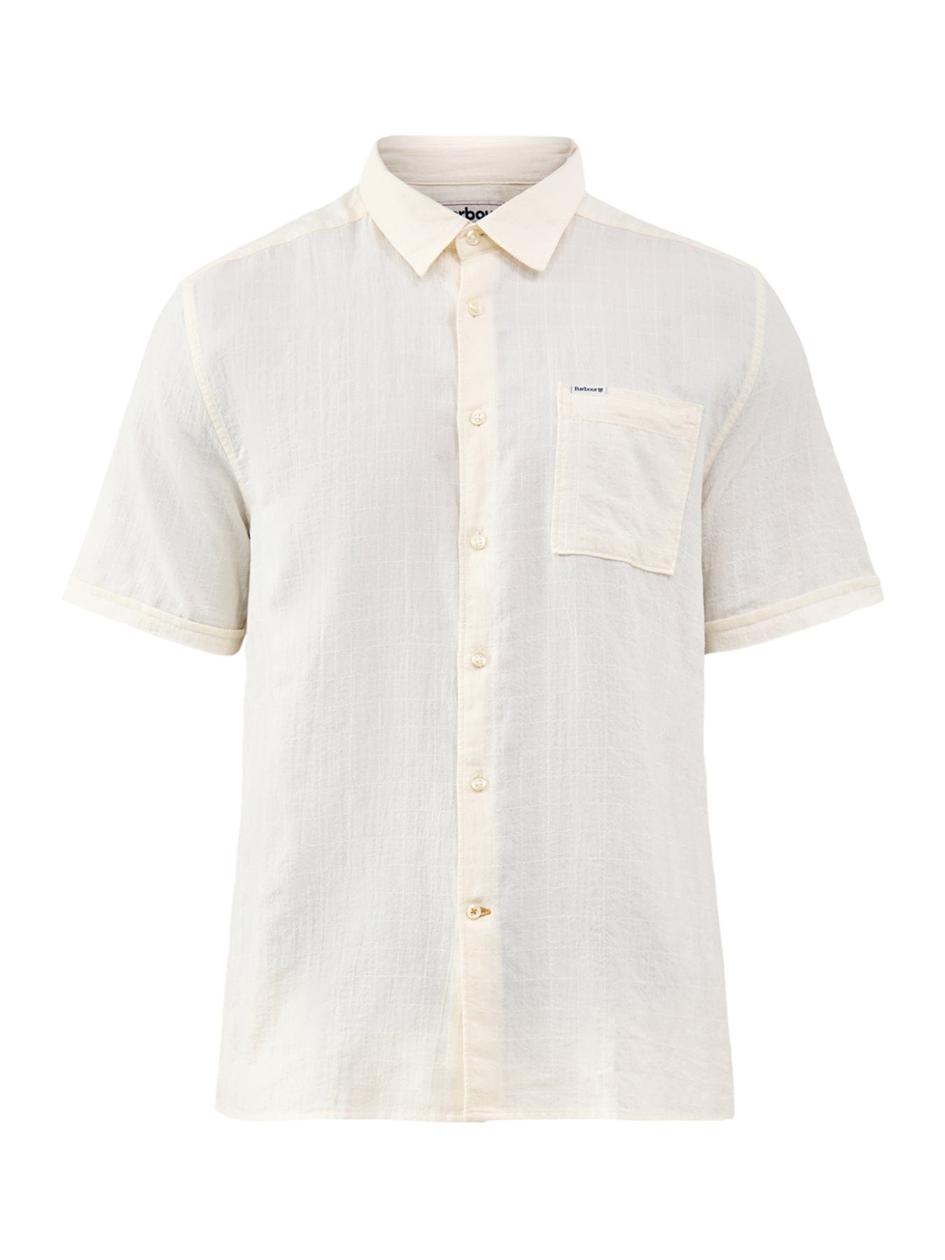 Barbour Lifestyle Kingswood Ripstop Short Sleeve Summer Shirt White