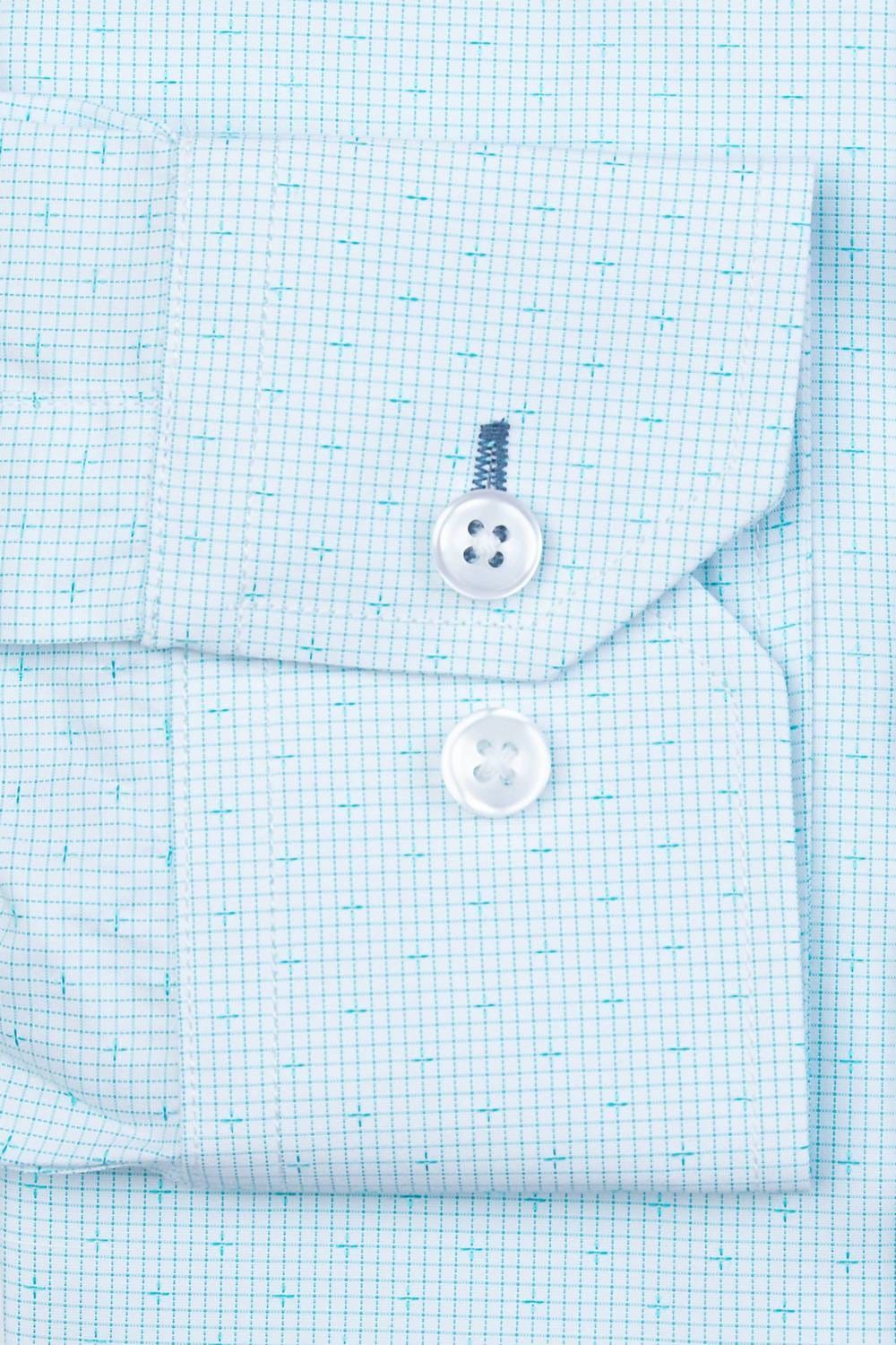 Classic Evan Classic Fit Dress Shirt In Aqua Blue
