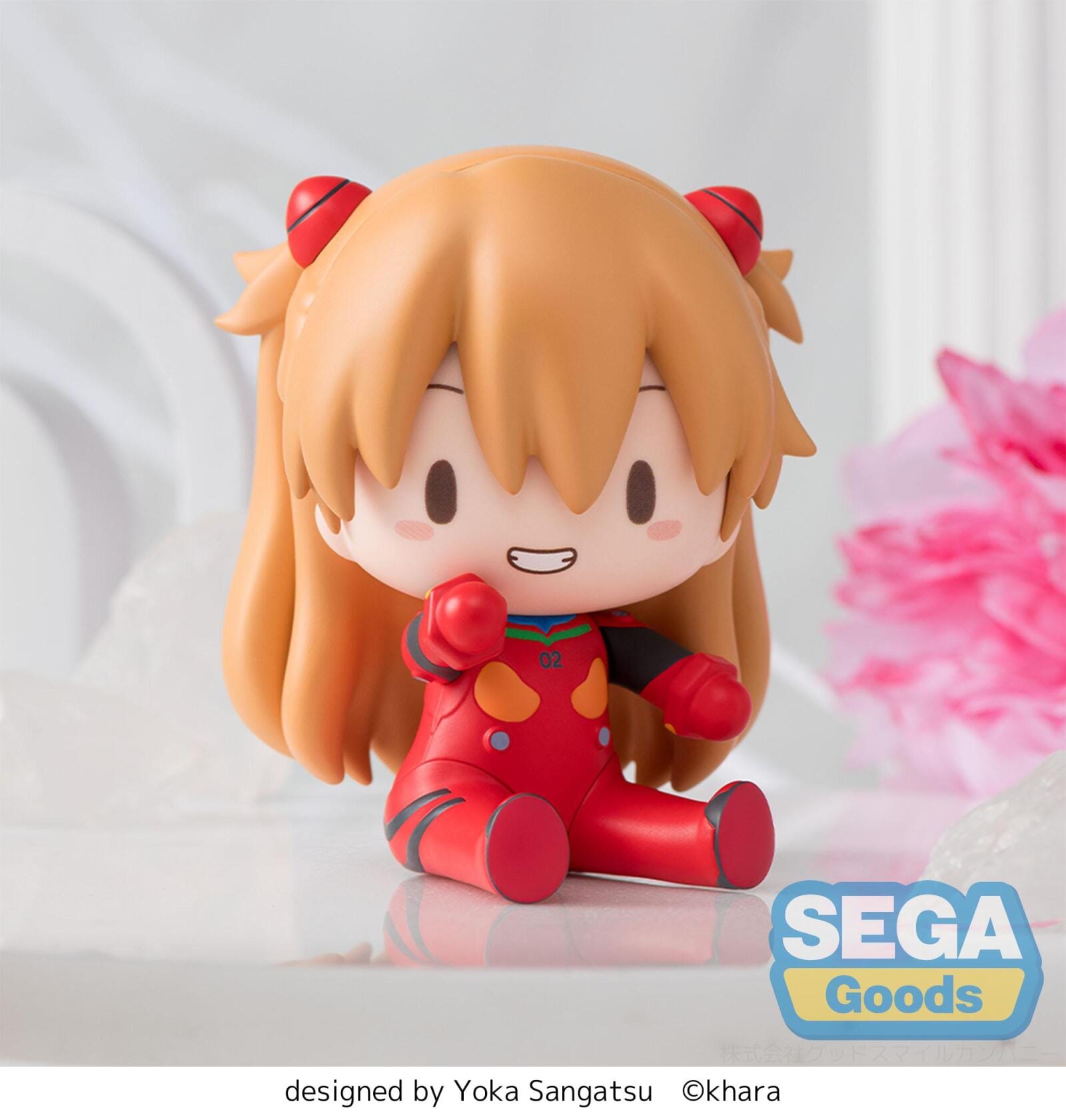 SEGA Rebuild of Evangelion Fuwa Petit - New Theatrical Edition Chibi Figure Asuka Plug Suit