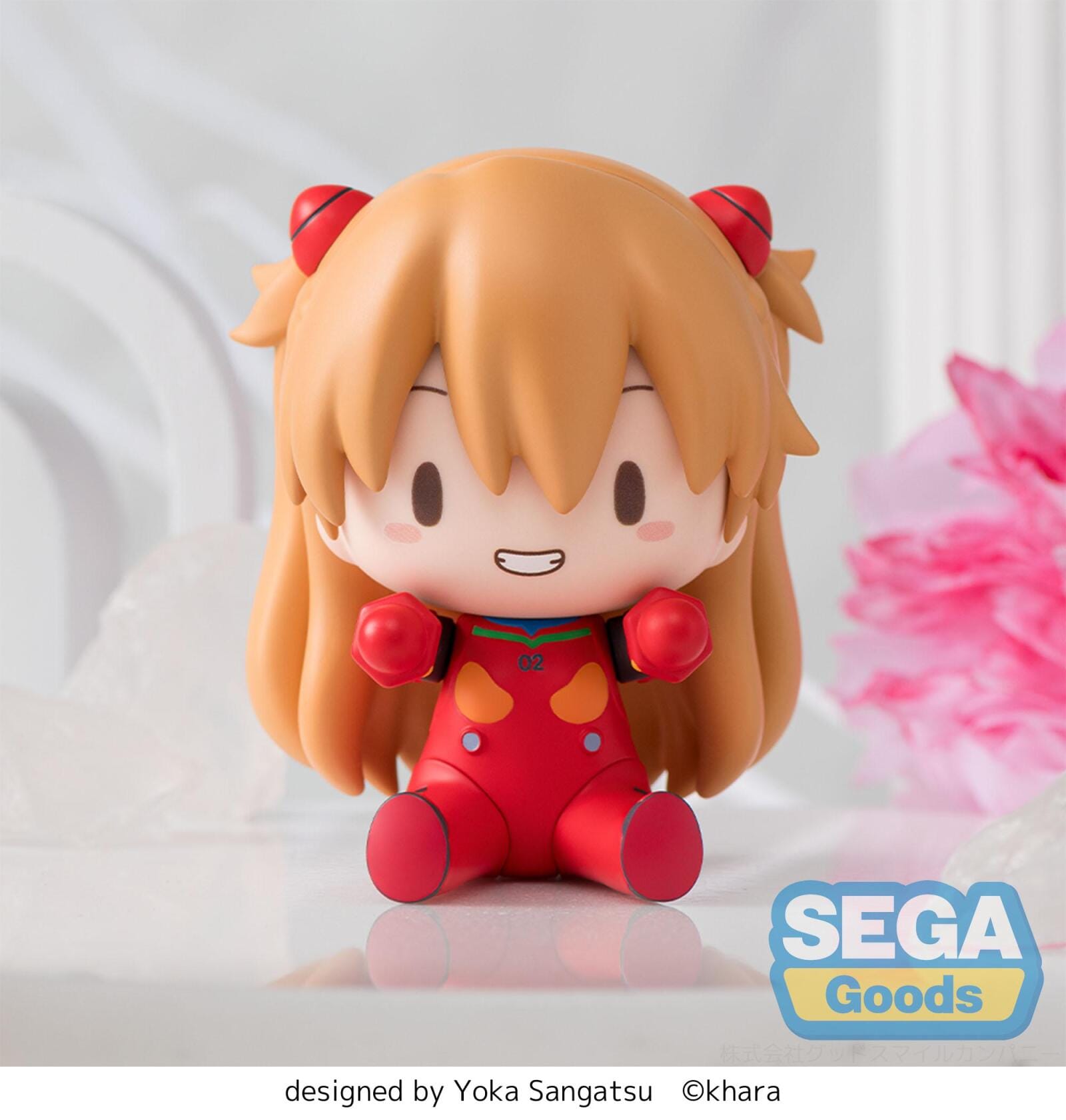 SEGA Rebuild of Evangelion Fuwa Petit - New Theatrical Edition Chibi Figure Asuka Plug Suit