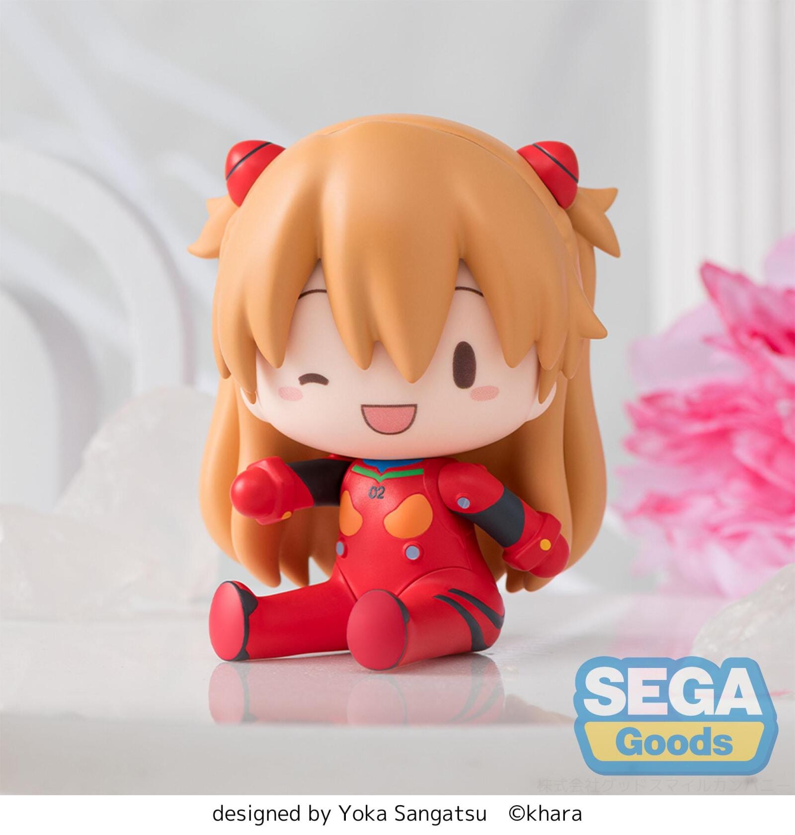 SEGA Rebuild of Evangelion Fuwa Petit - New Theatrical Edition Chibi Figure Asuka Plug Suit