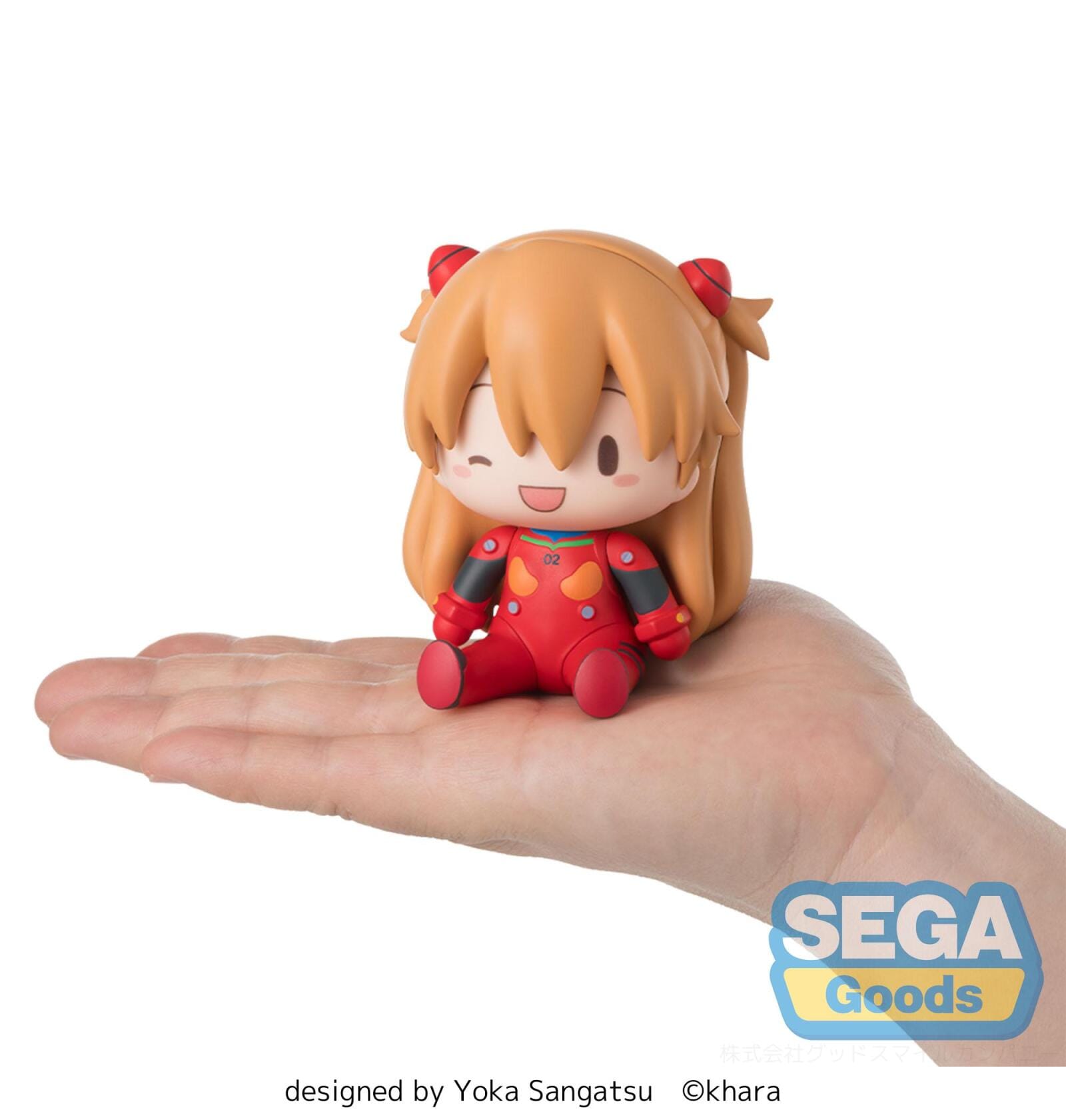 SEGA Rebuild of Evangelion Fuwa Petit - New Theatrical Edition Chibi Figure Asuka Plug Suit